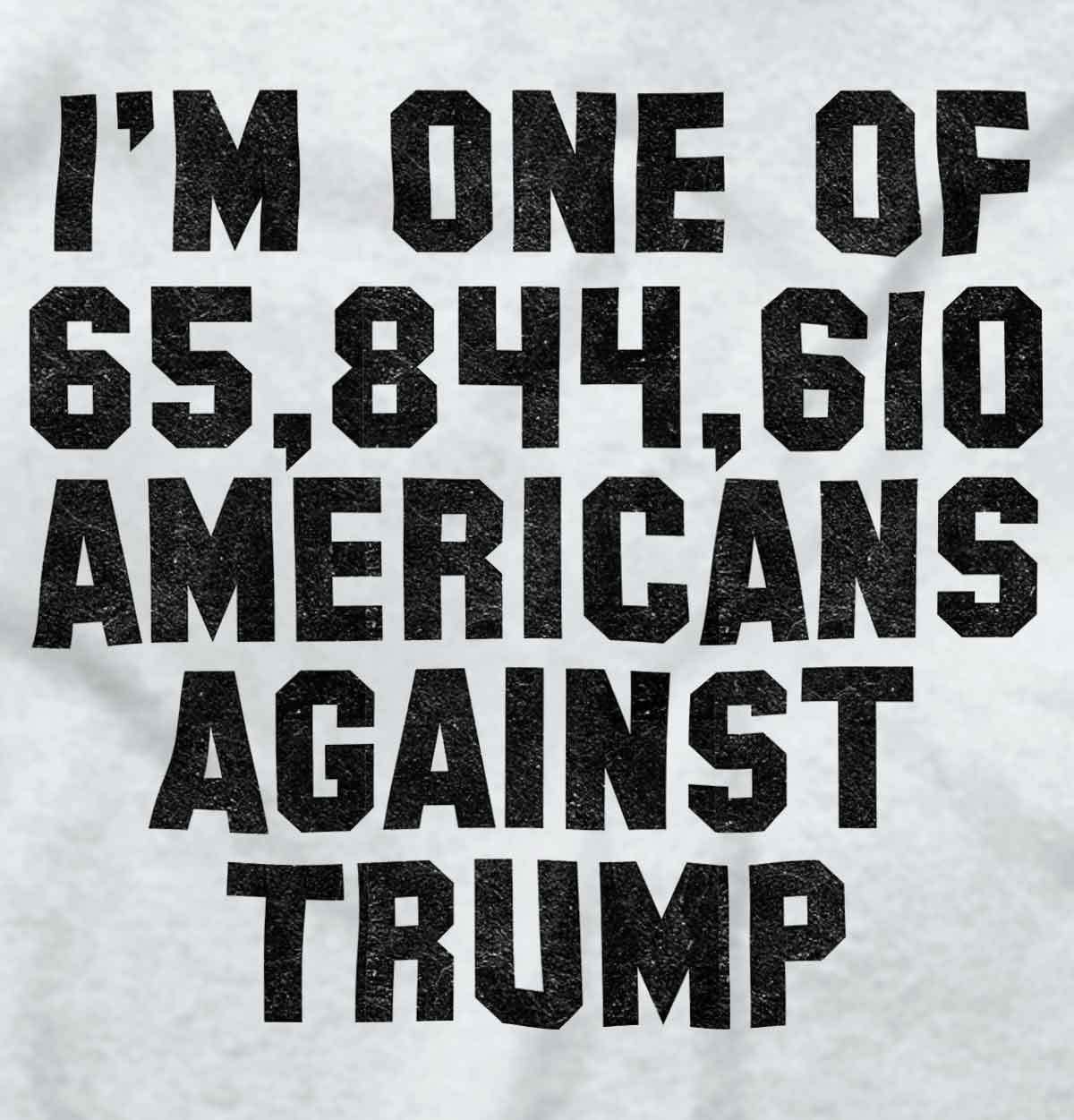 Americans Against Donald Trump Political Womens or Mens Crewneck T Shirt Tee
