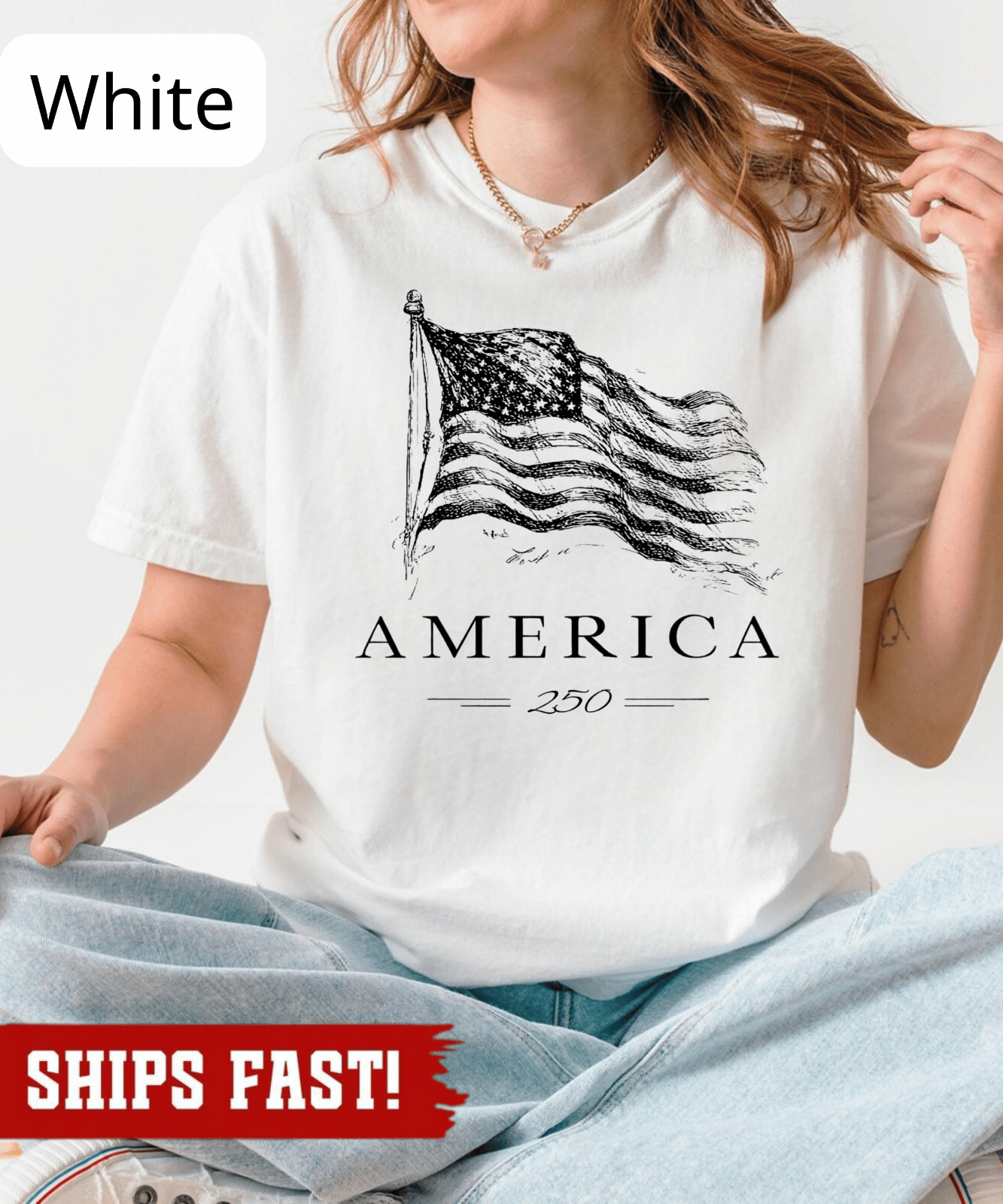 250th Anniversary America Shirt, America 250 Shirt, Vintage American Flag Graphi