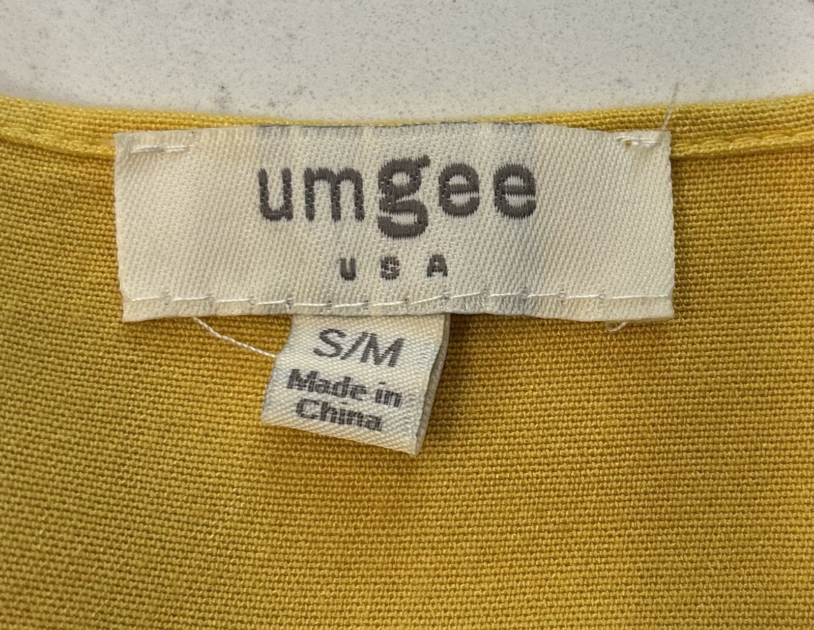 UMGEE Mustard Tie Dye Kimono Cardigan S/M Boho Open Front Ruana Poncho Bohemian