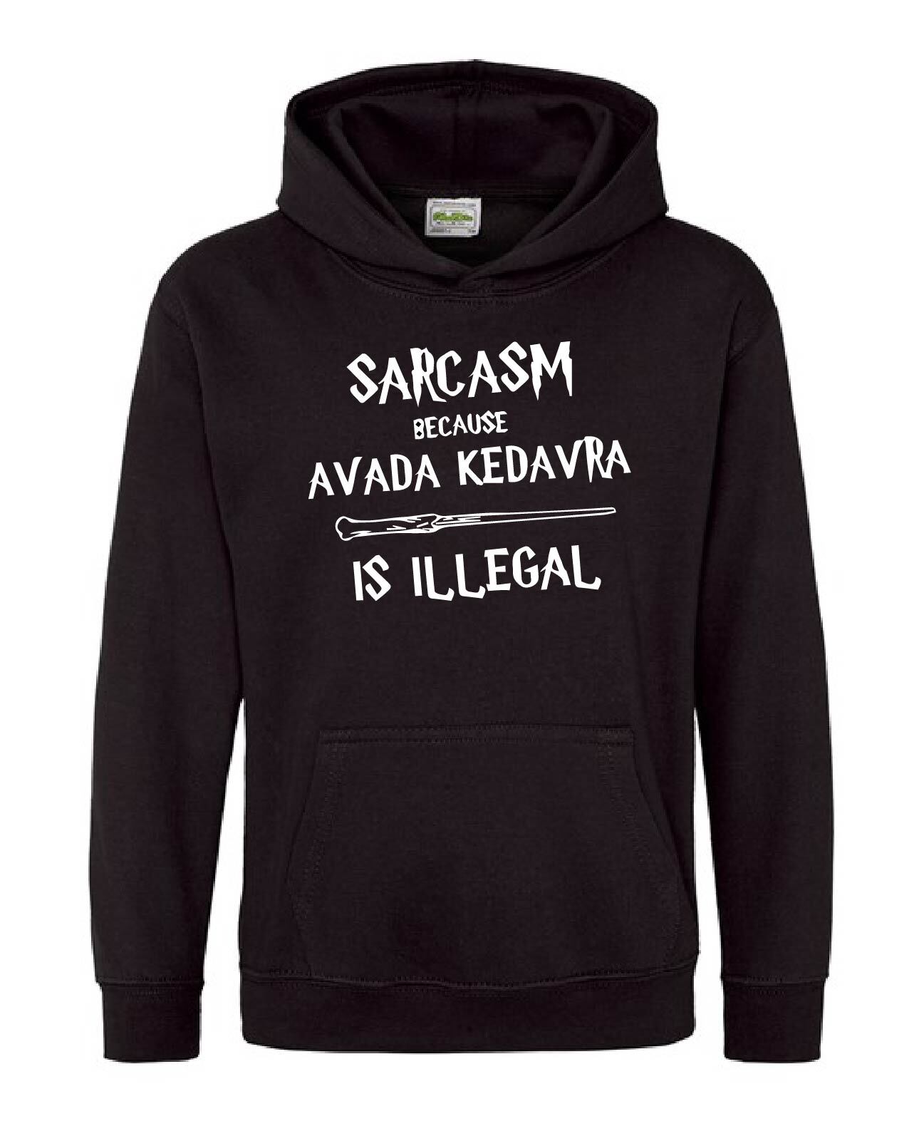 Sarcasm Harry Potter Inspired Funny Gift unisex kids/adults HOOD HOODIE