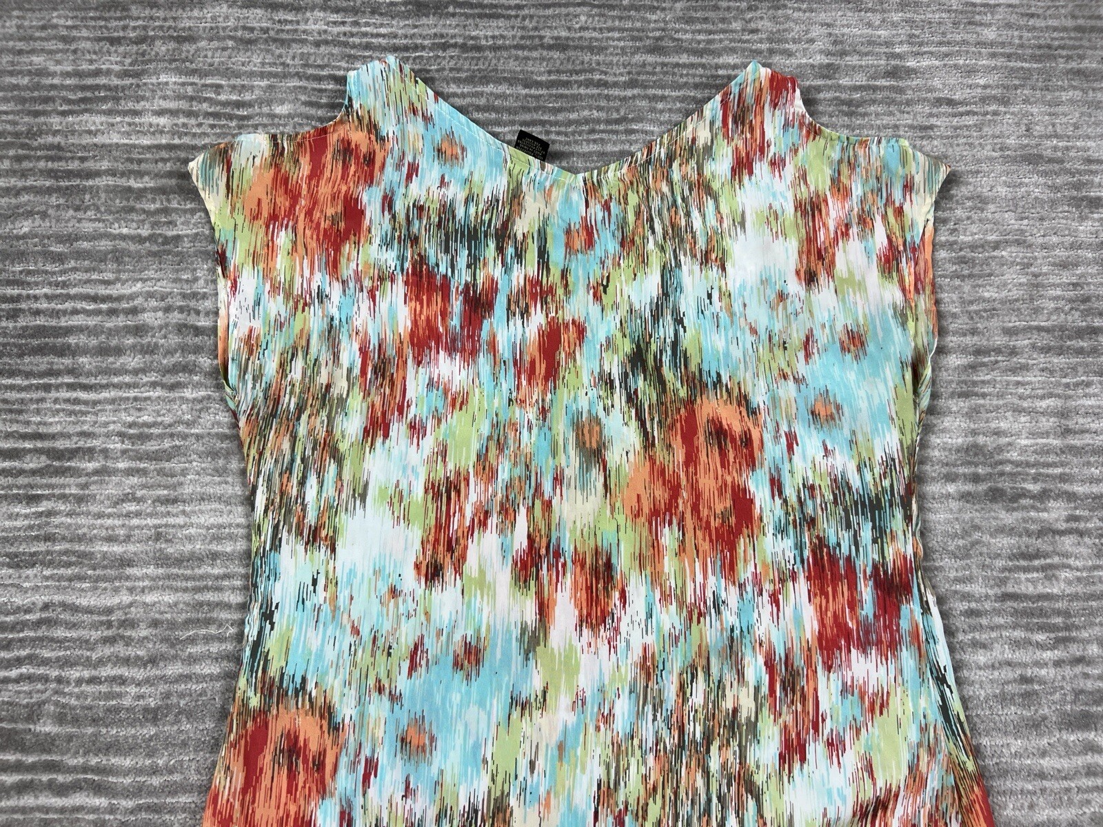 Nue Options Top Womens Extra Small Multicolor Sleeveless Polyester