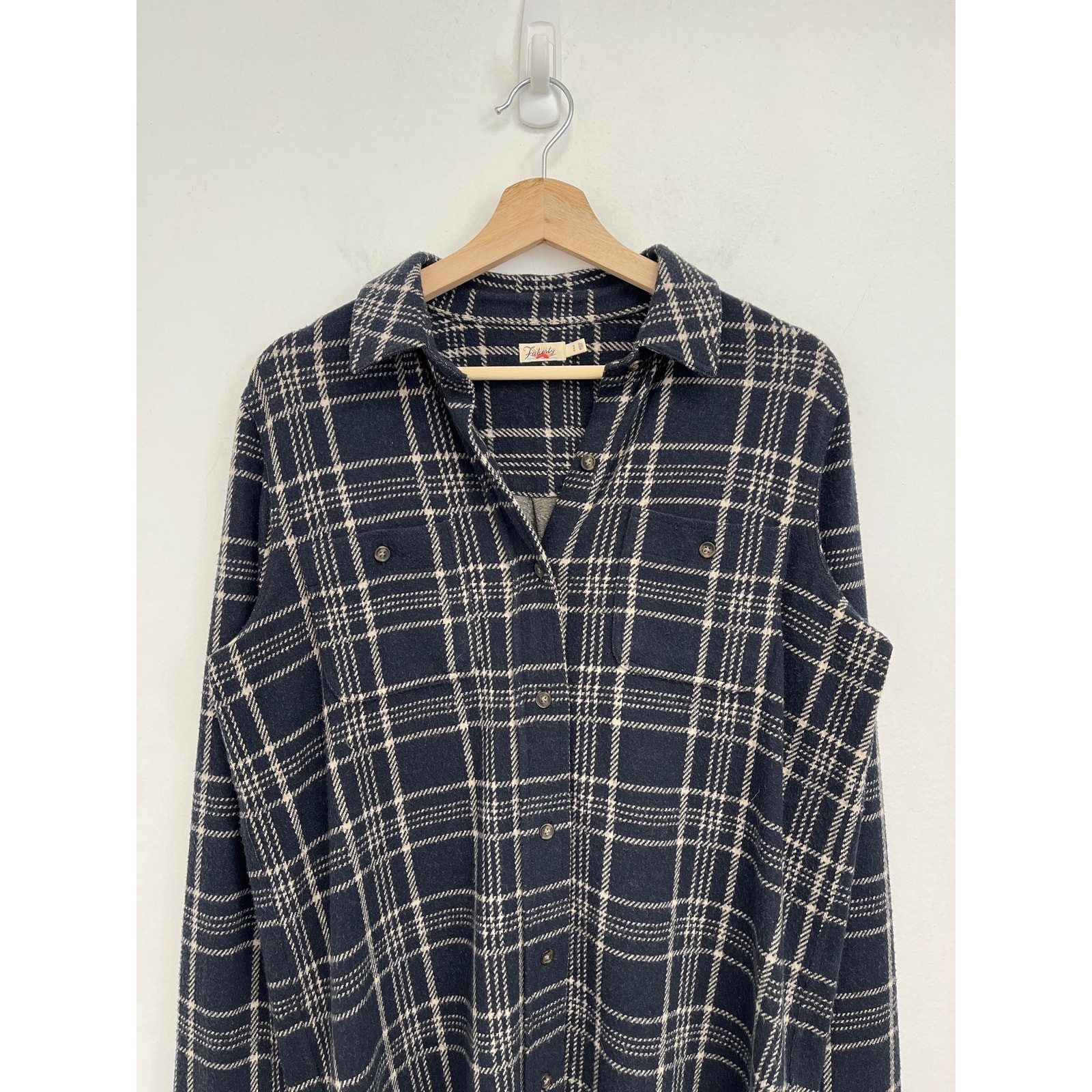 Faherty Legend Sweater Shirt Flannel Soft Stretch Knit Dakota Plaid – Medium