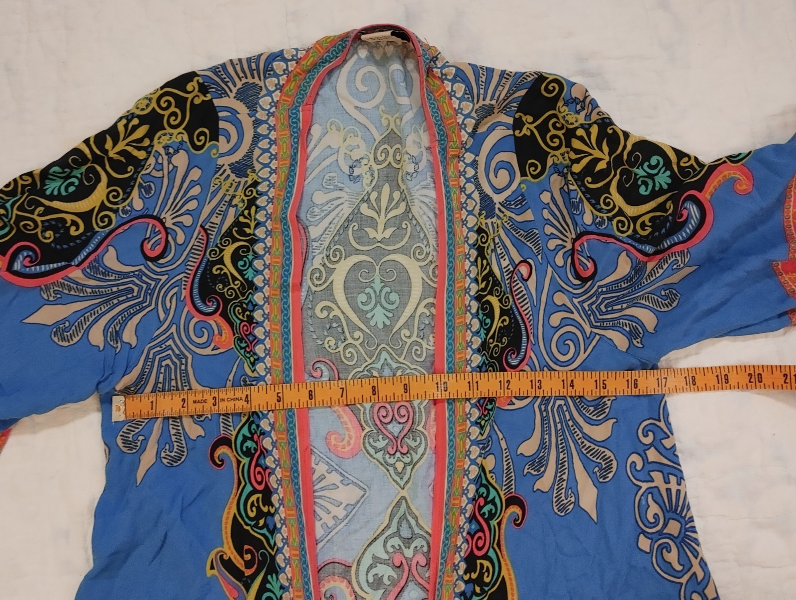 Flying Tomato Kimono Duster Womens sz Medium Boho Festival Cardigan