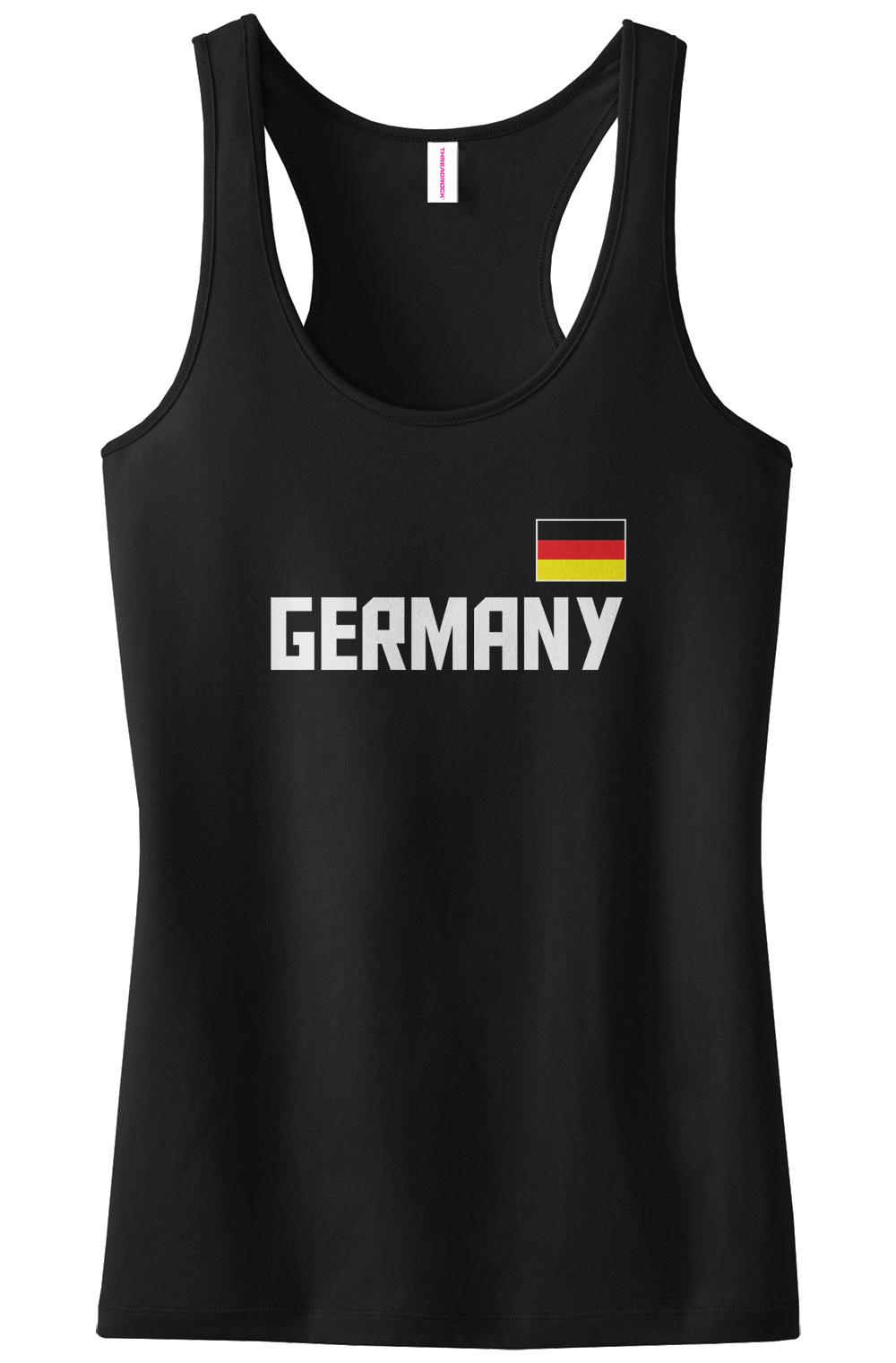 Threadrock Women’s Germany National Team Racerback Tank Top German Deutschland
