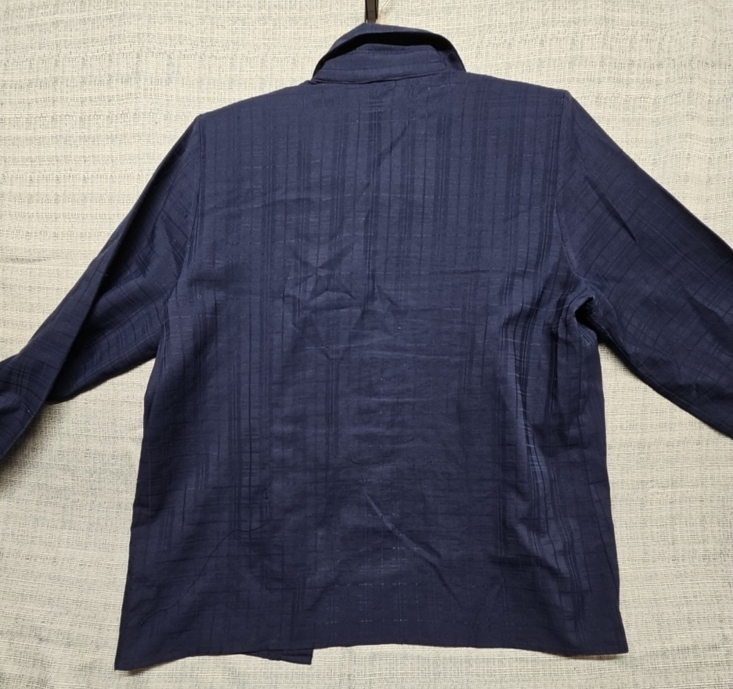 Country Suburbans Women’s Blue Long Sleeve Button-Down Blouse Size 12 Made in US