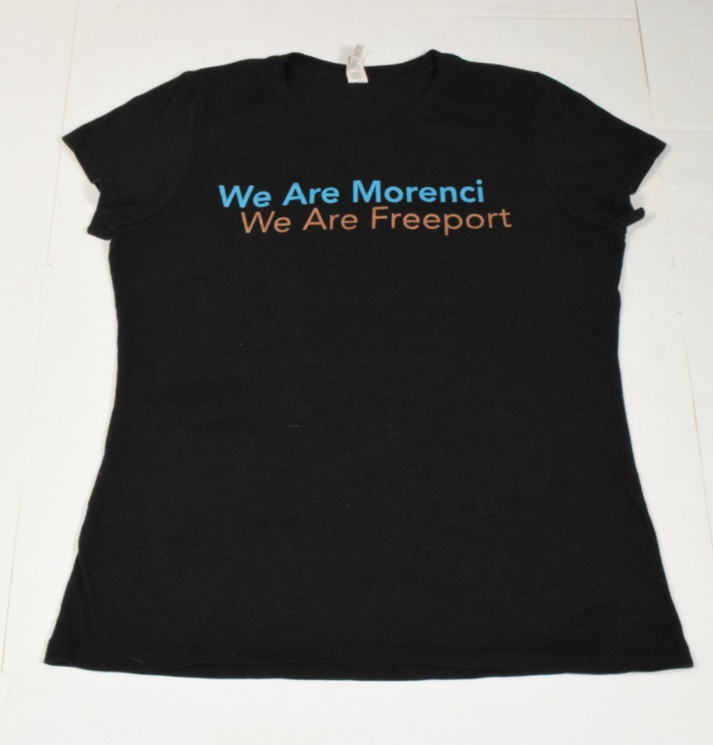 Womens T-Shirt District Size M Morenci Arizona Freeport McMoRan
