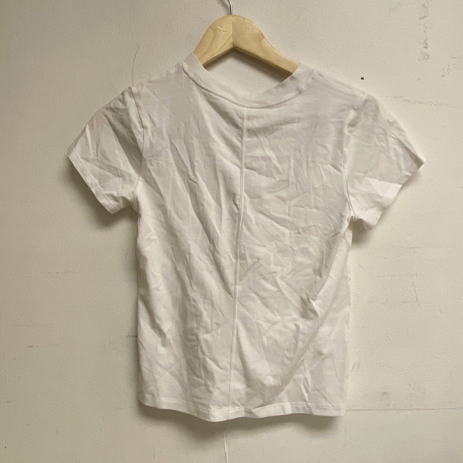 Calia Women’s Everyday Shrunken Short Sleeves Crew Neck Tee Pure White WAX11248