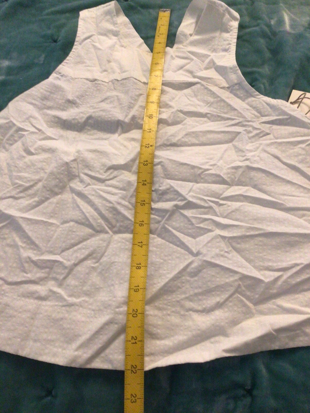 A New Day Women’s Crossback Tank Top White NWT XS Flaw