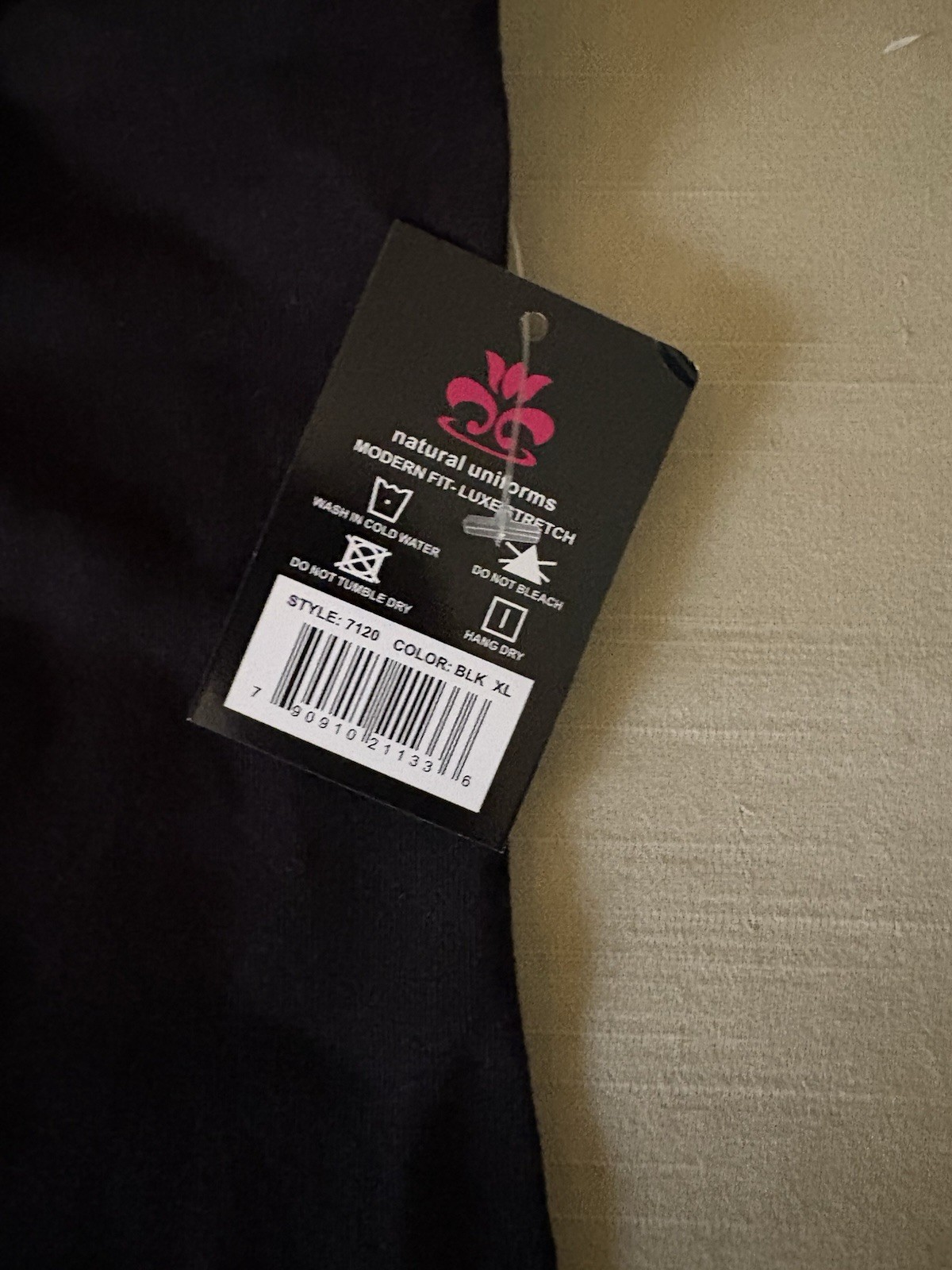 Natural Uniforms Modern Fit Luxe Stretch Women’s Tank Top Size XL Black