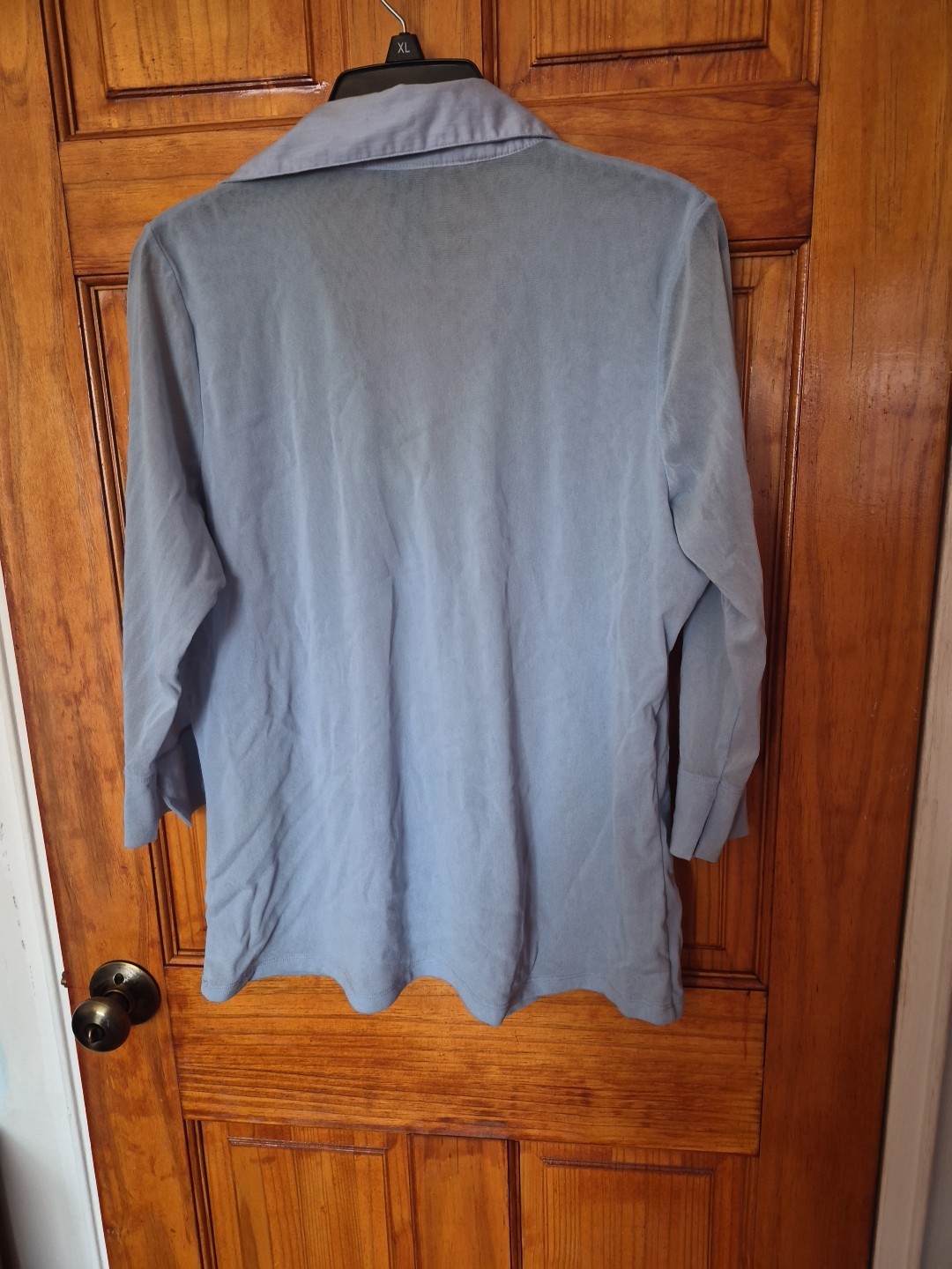 INC Women’s Lace Blouse Blue Stretchable Size 1X Lined NWT