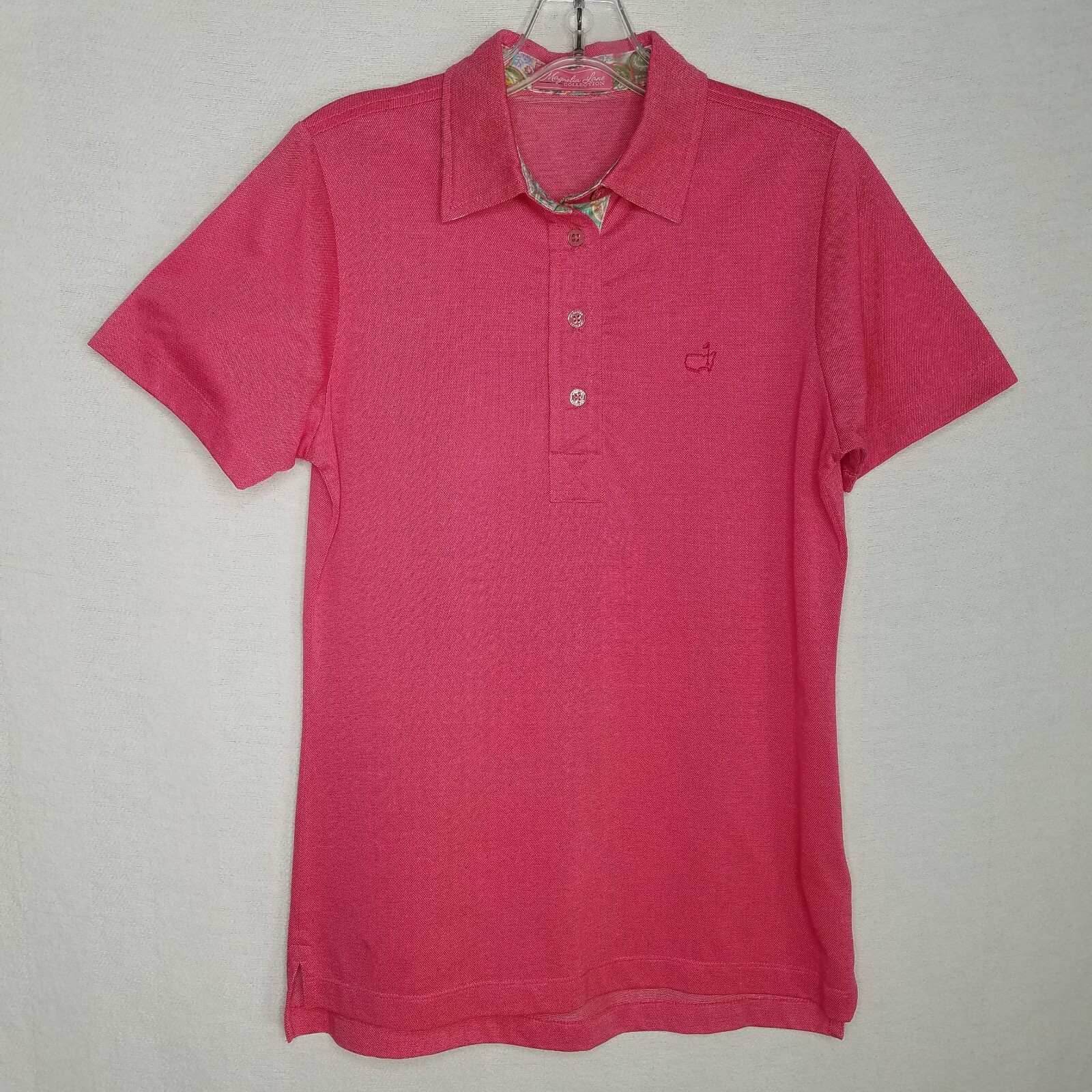 Magnolia Lane Women’s Masters Golf Polo Short Sleeve Pink Paisley Size S A304P