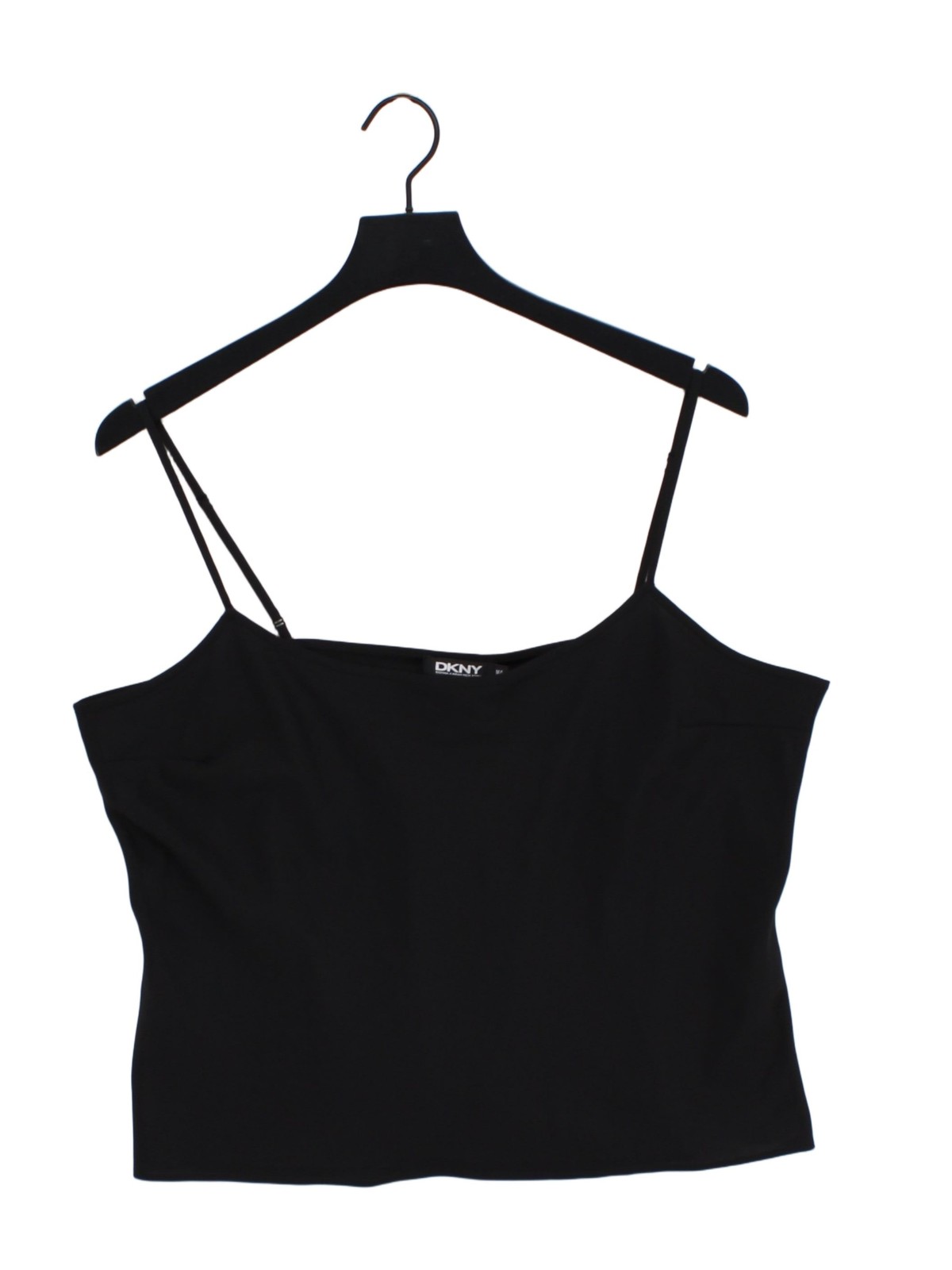 DKNY Women’s Blouse M Black Silk with Elastane, Viscose, Nylon, Polyester Basic
