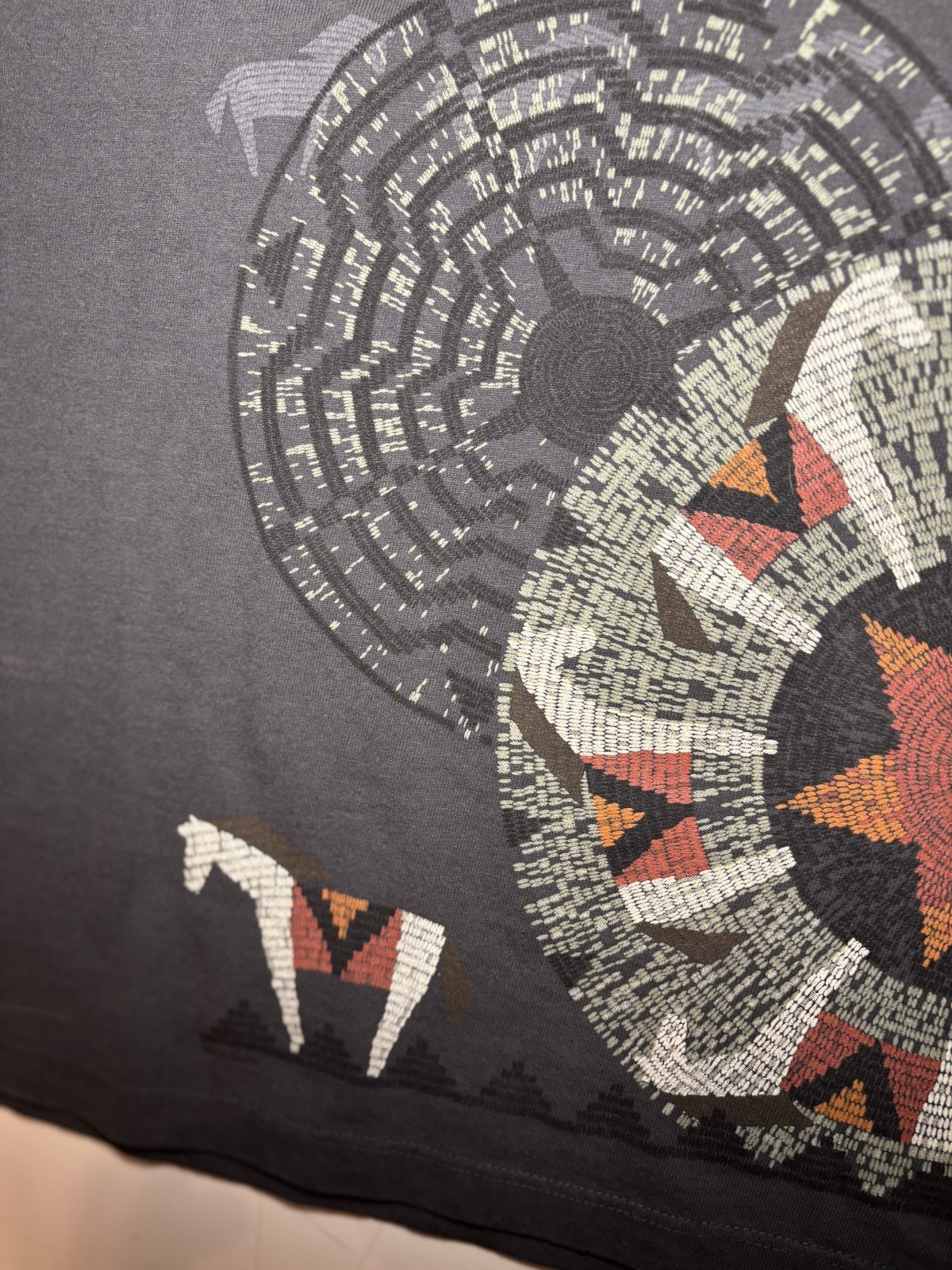 Sabaku Art To Wear Southwestern Animals T Shirt Cotton Western Native Size M