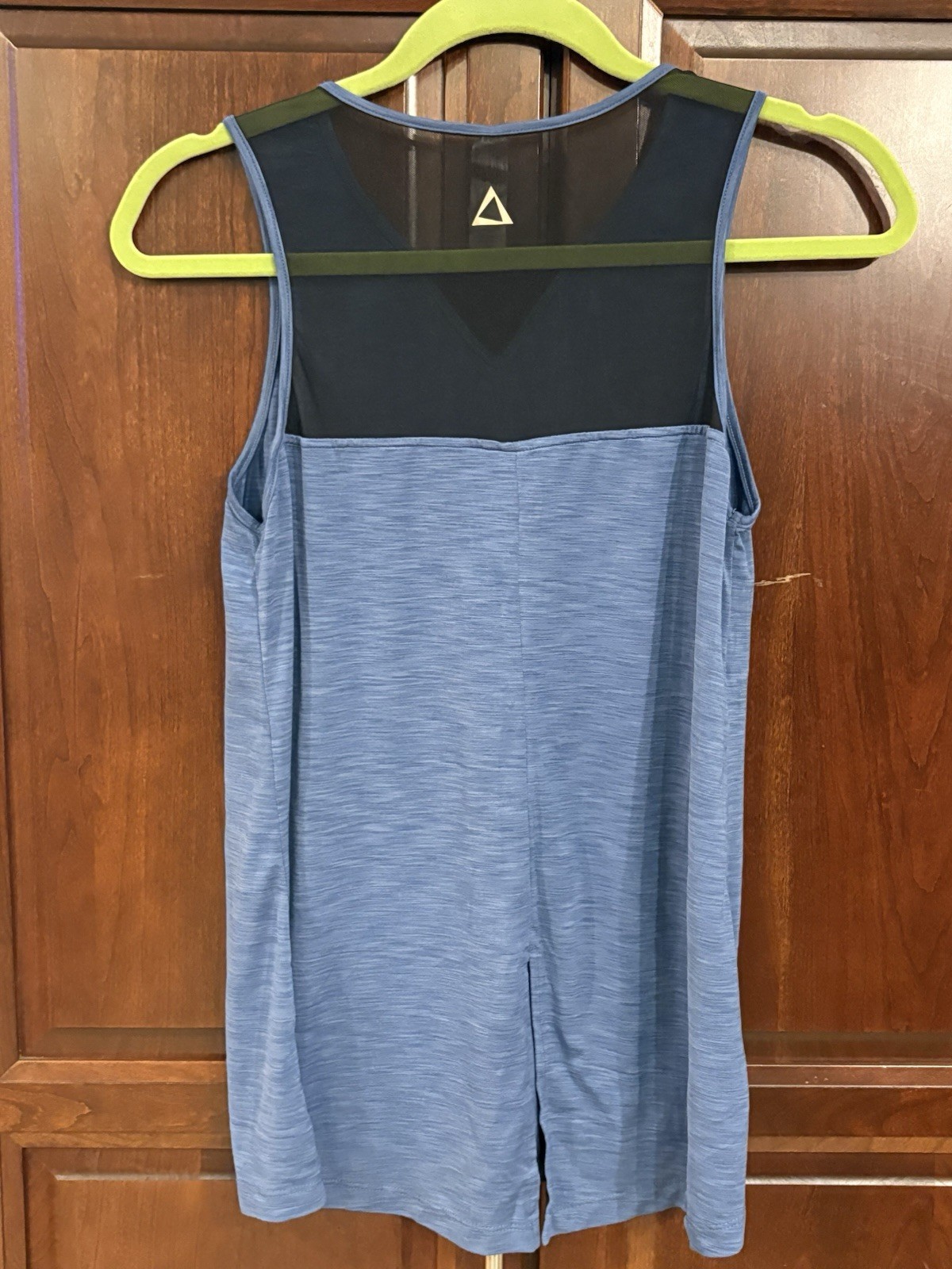 Prismsport Women Athletic Work Out Blue Tank Top Size Small