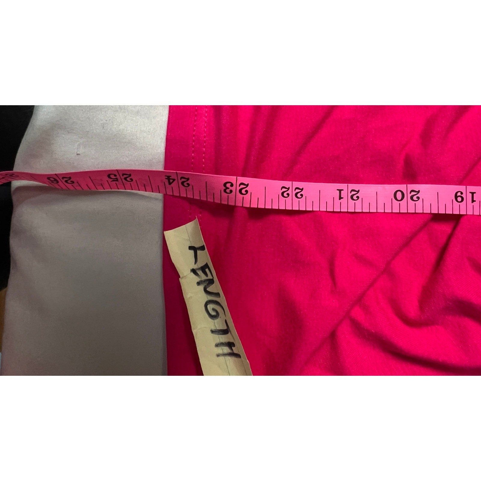 MANGOPOP Womens XL Hot Pink Long Sleeve Ruched V-Neck Surplice Wrap Top NEW