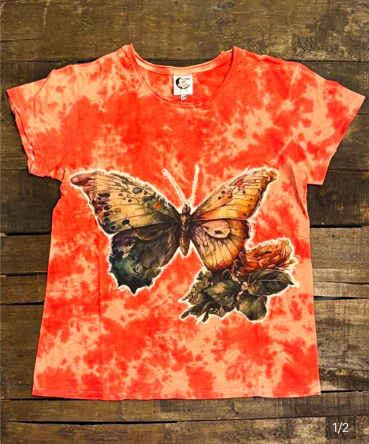 🔥BRAND NEW & SOLD OUT Moon Dance Tee – Flutter Away, Jaded Gypsy, S/M❣️