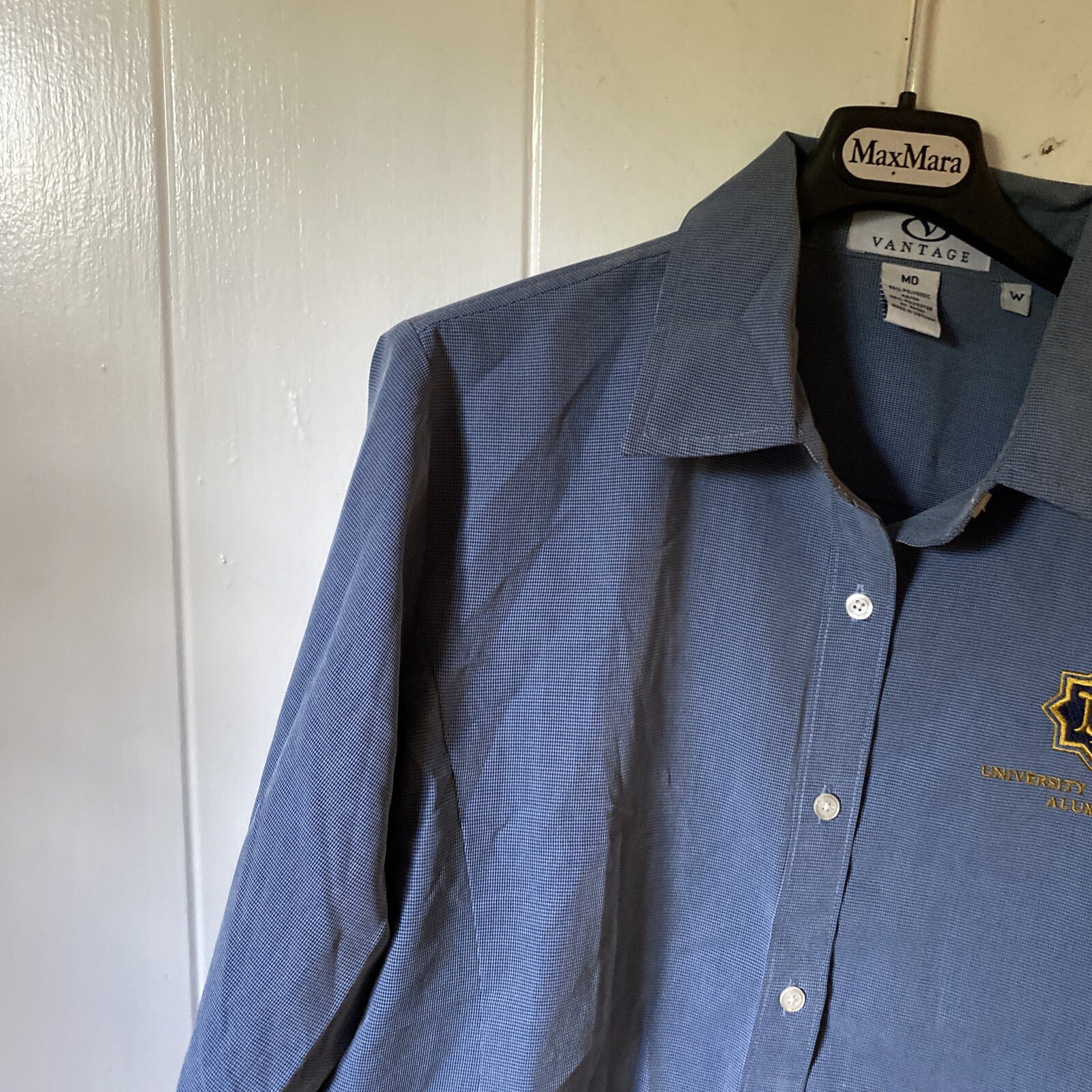 (1) Trendy Blue Vantage University Of Illinois Alumni Button-Down Women’s Size M