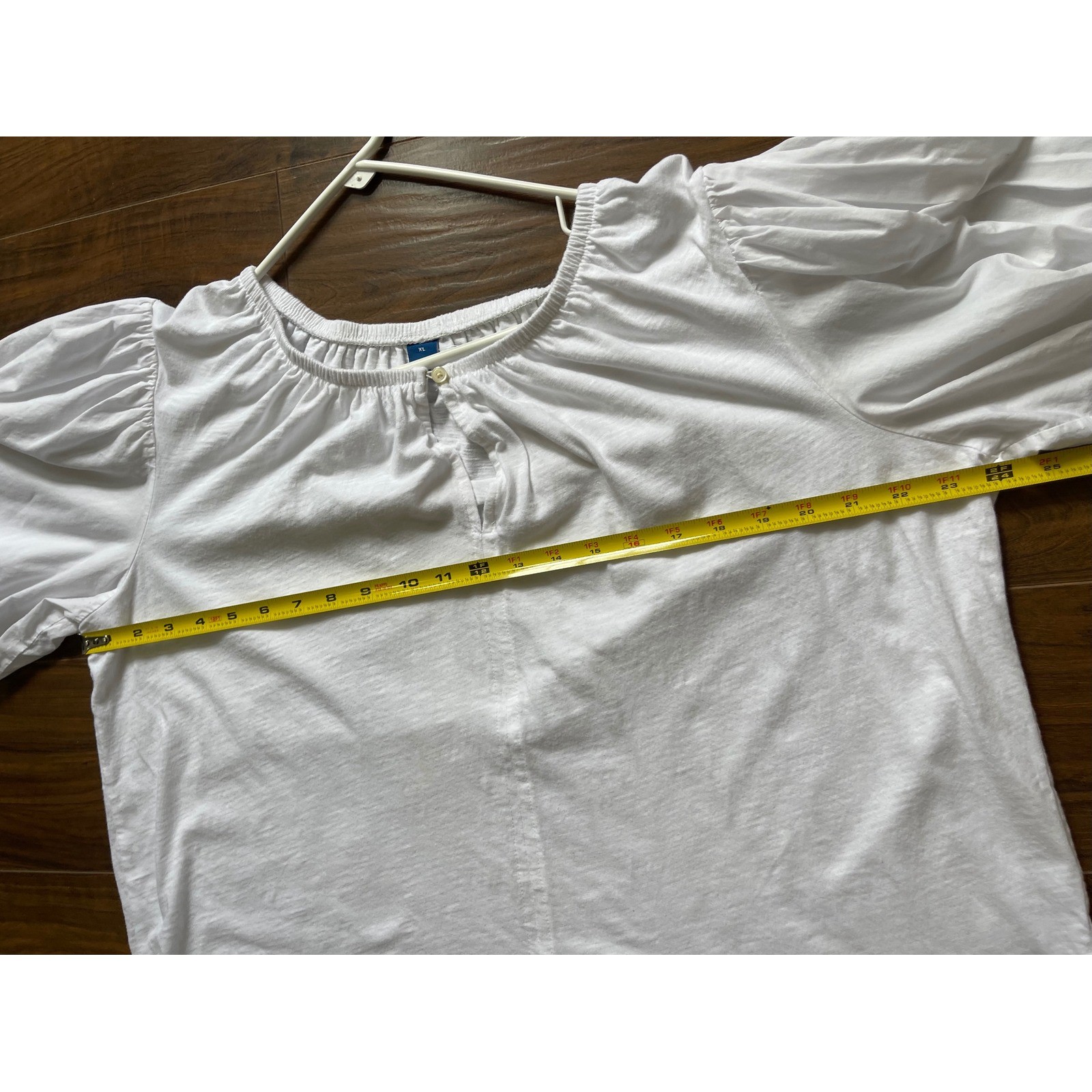Old Nav Cotton Puff Sleeve breathable casual boho minimalist comfort cottage