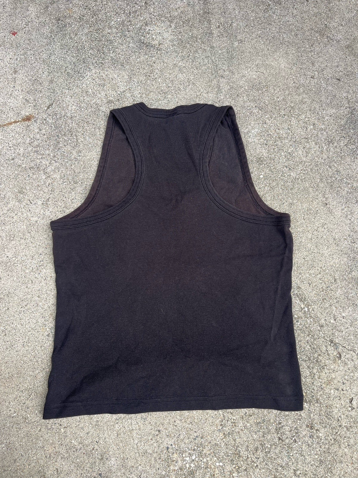 Vintage Gap tank top xs black 100 cotton vtg 90s y2k baby rib tee extra small