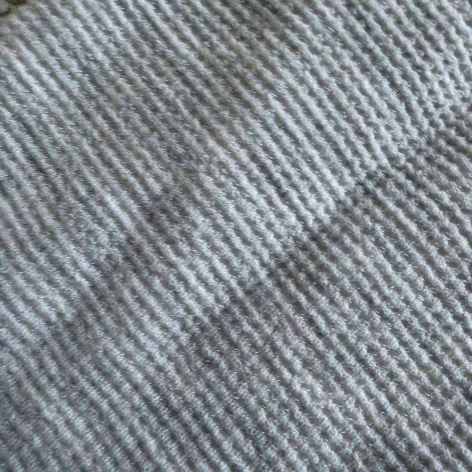 Aritzia Tna Thermal Waffle Knit Long Sleeve Cropped Shirt Womens S Gray Casual