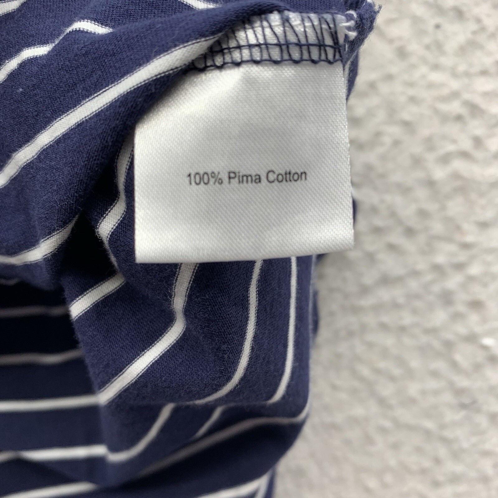 Peter Millar T-Shirt Womens Medium 2021 PGA Ocean Course Kiawah Blue Stripe Golf