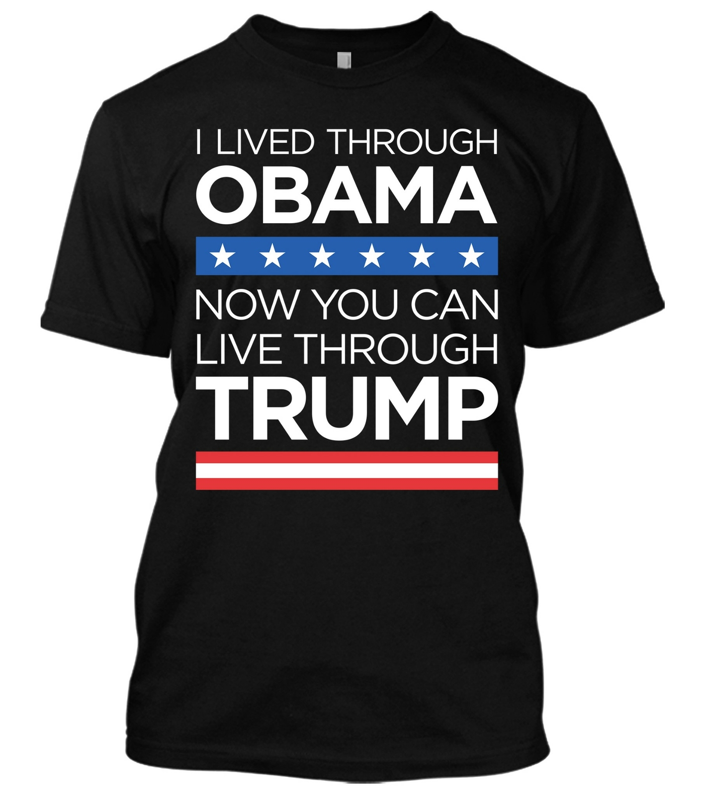 Live Through Donald Trump New Men’s Shirt 2020 MAGA Political Liberal Republican