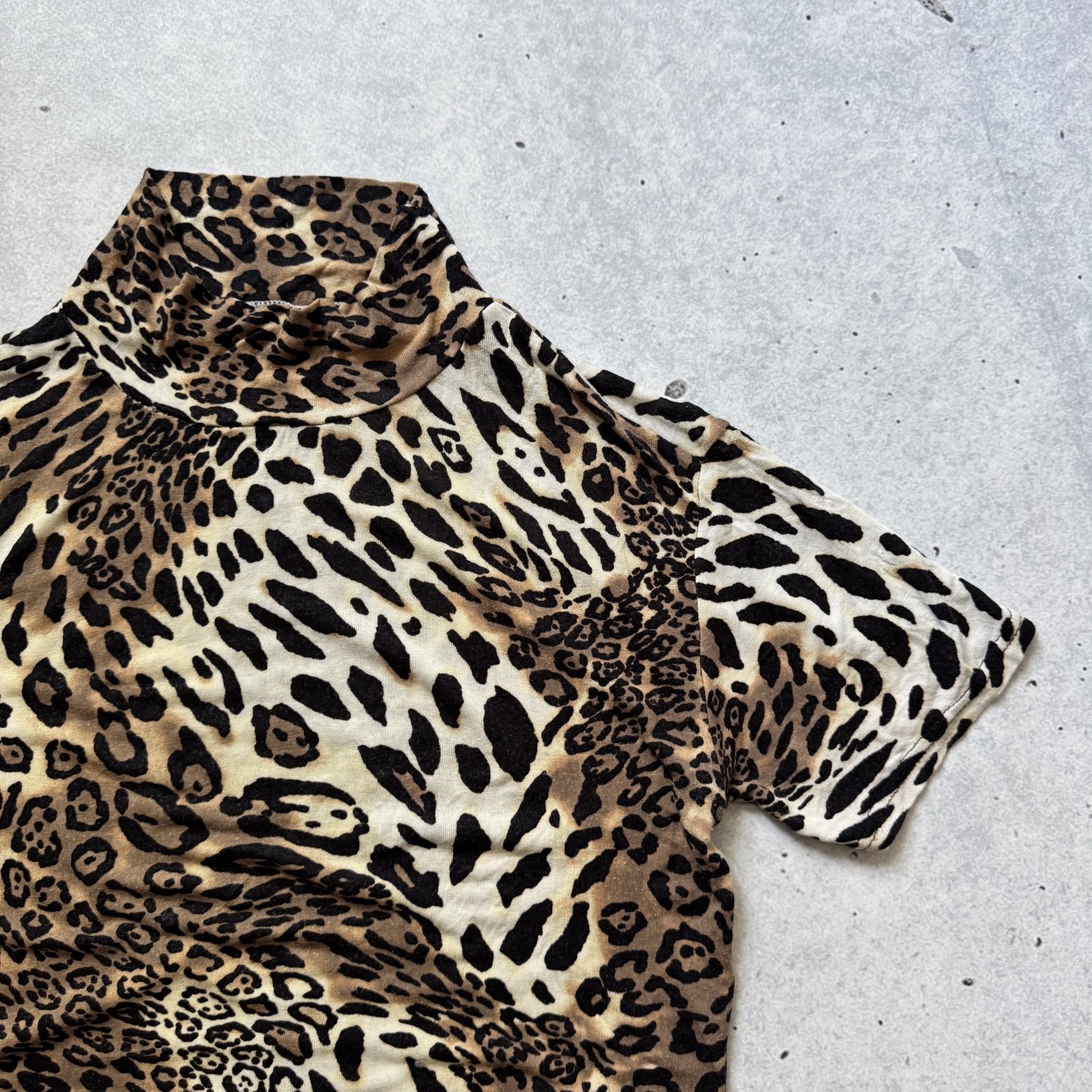 Roberto Cavalli TYPE! Leopard Pattern Women’s Top Shirt size M