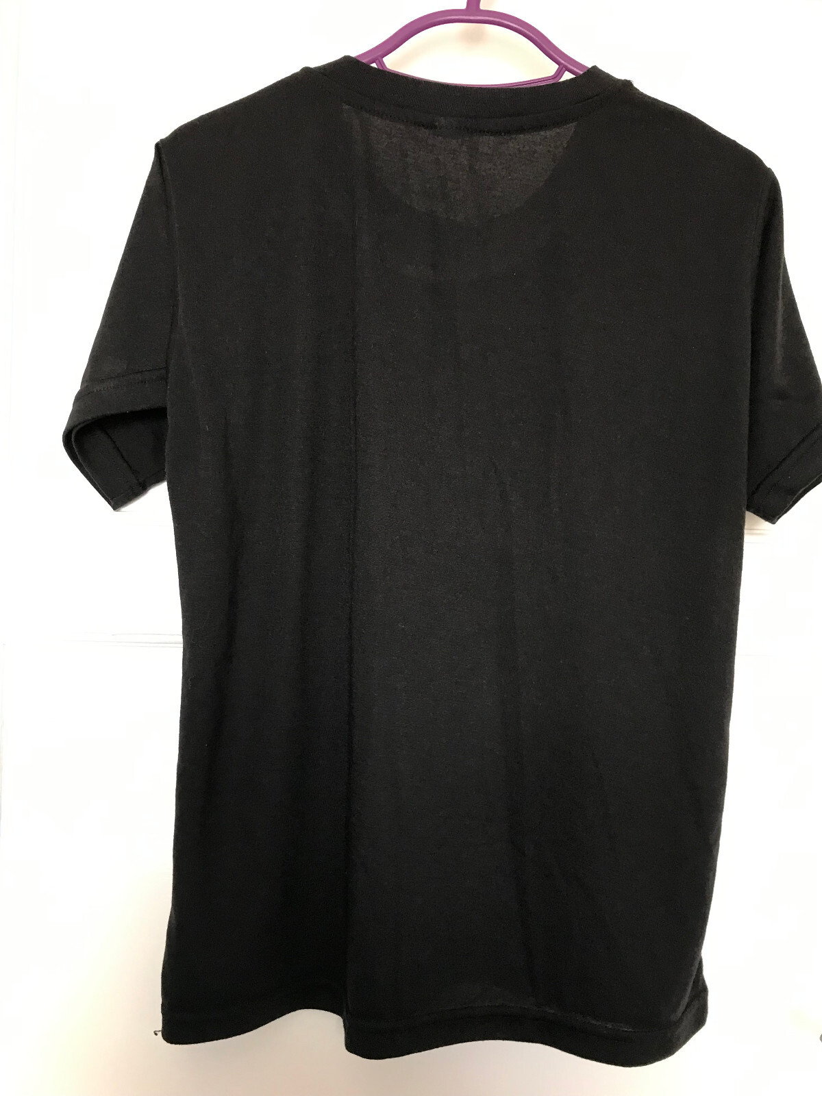 Butterfly Music Floral Black T Shirt Size 10 Short Sleeve Crew Neck Festival