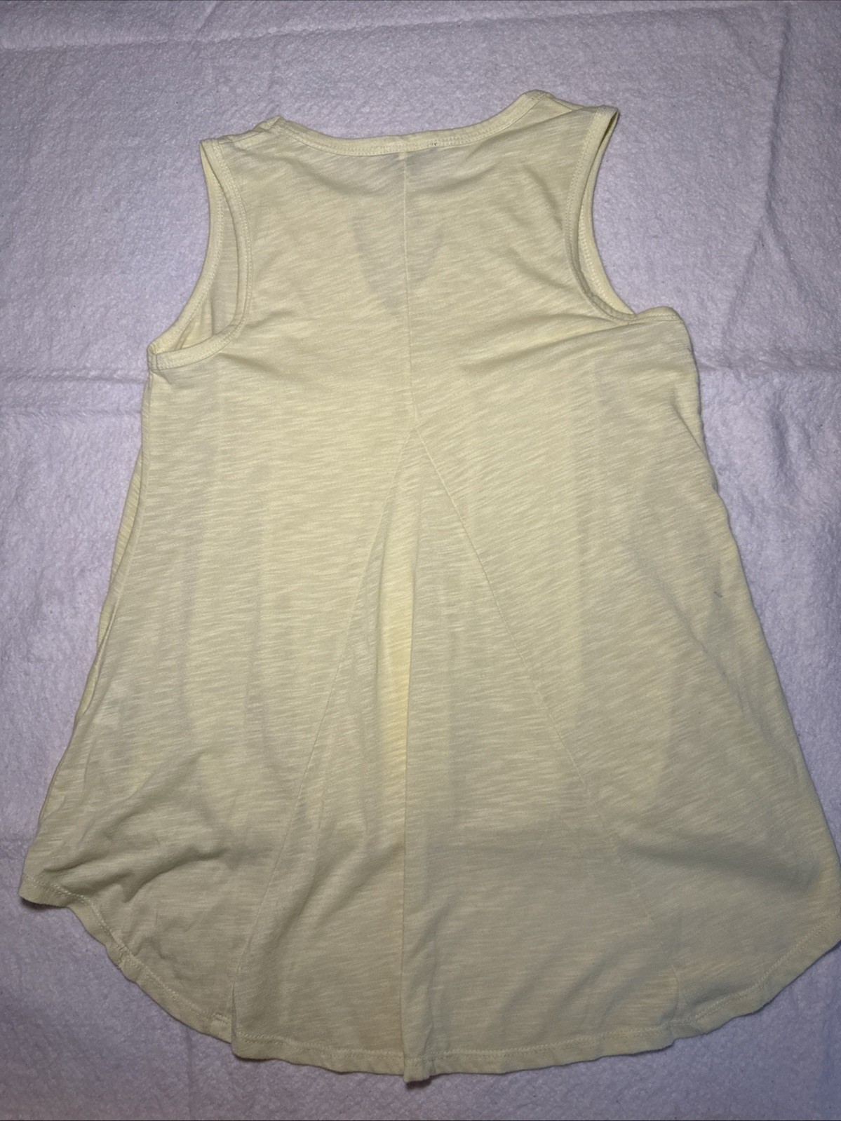 Signature Studio Woman’s Light Yellow Tank Top Size Medium
