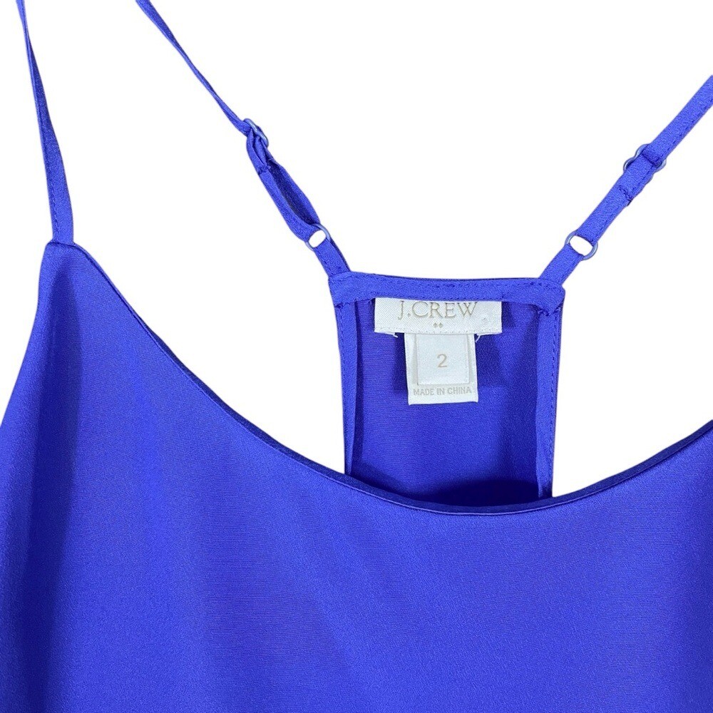 J. Crew | Spaghetti Strap Cami Tank Top Camisole Vibrant Purple Color Racerback