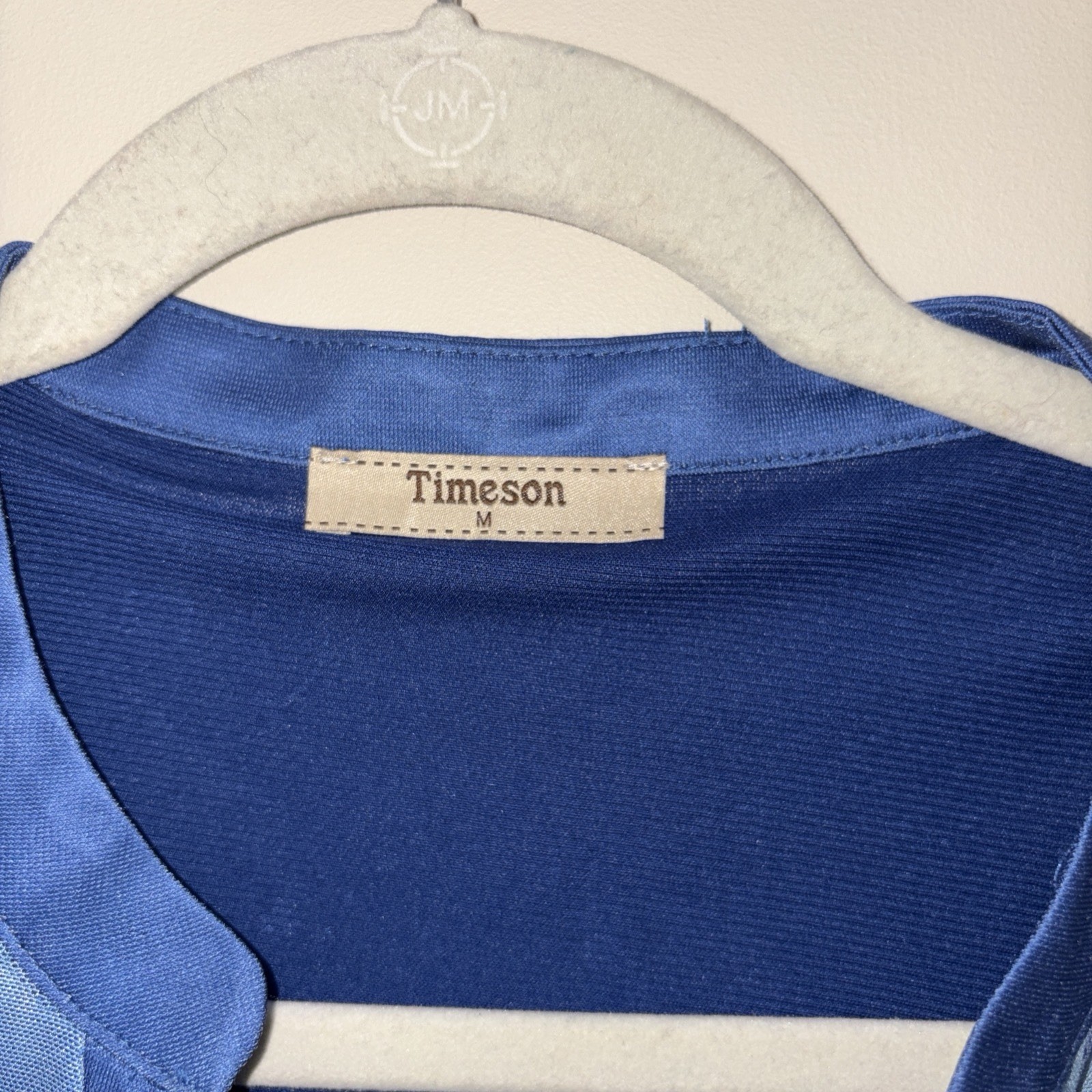 Timeson Medium 3/4 Sleeve V Neck Blouse