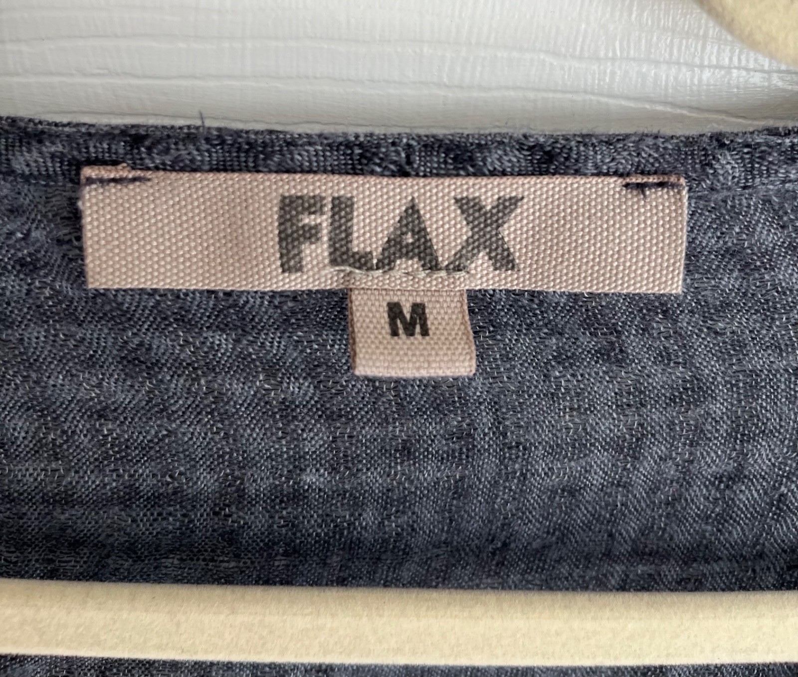 Flax Blue/Gray Medium Tunic 2 Pockets Great layering Piece