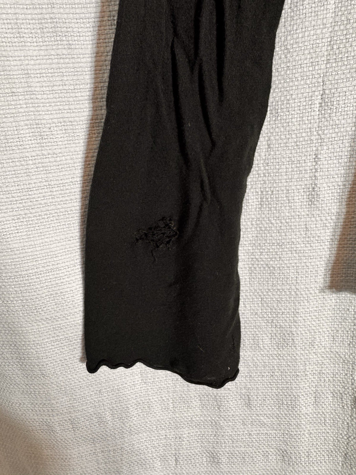 Buddhaful Y2K Graphic Shredded Back Long Sleeve Woman’s L Goth Burning Man Boho