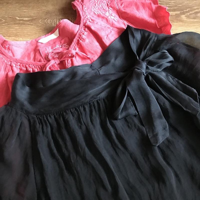 Women Phase Eight Shirt Black Silk 34 / XS / 42