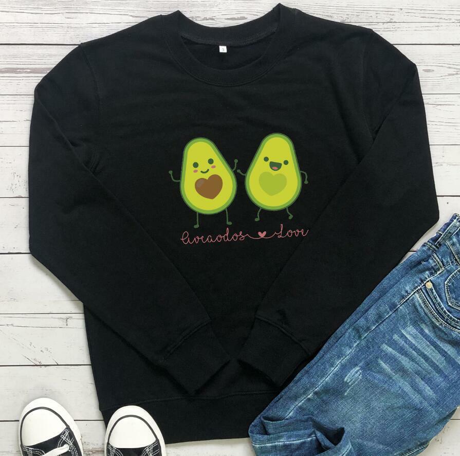 Cute Avocado Love Hoodie Sweater Sweatshirt Couples Valentine’s Anniversary Gift