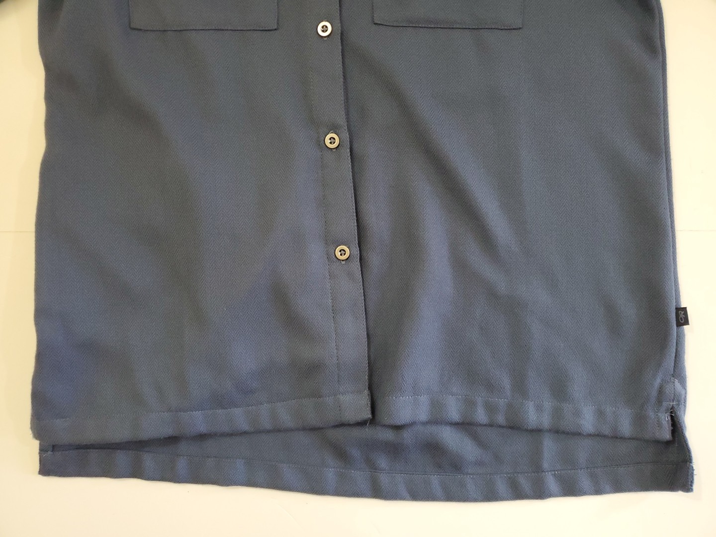 Outdoor Research Feedback Flannel Size Medium Blue Long Sleeve Button Down Shirt