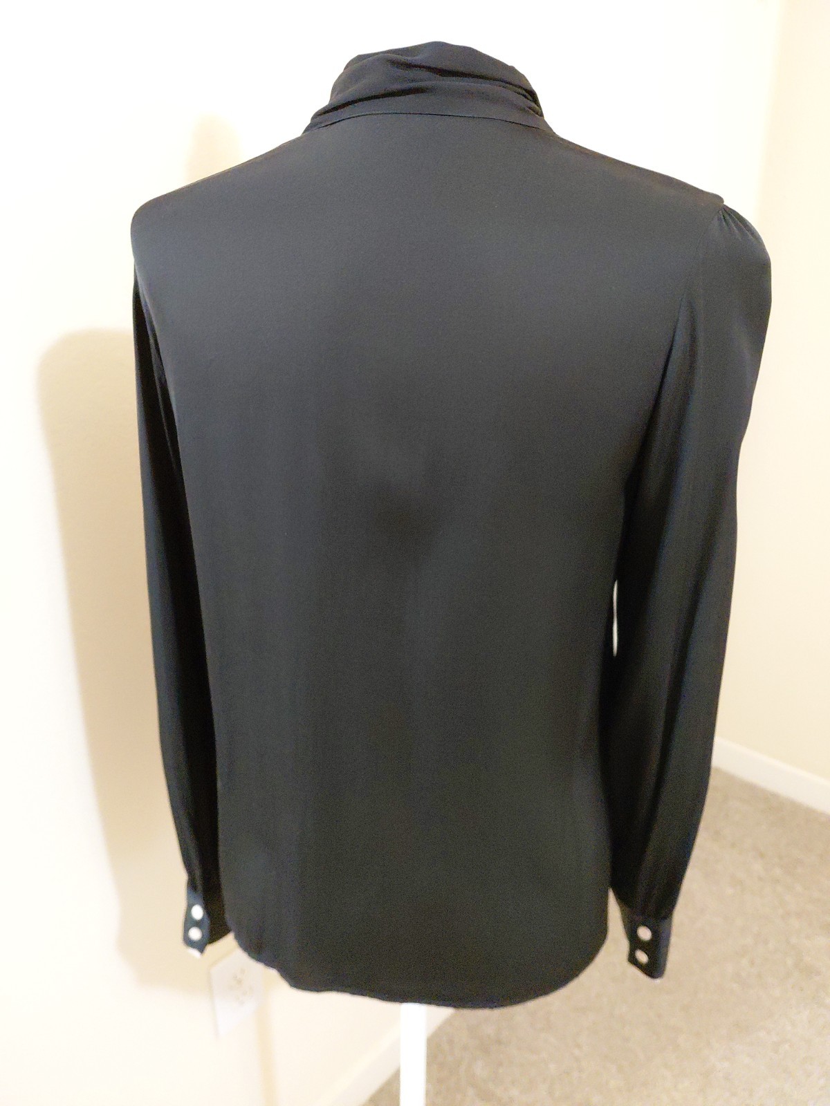 Silksilky Top 100% Silk Multicolor S EUC #604