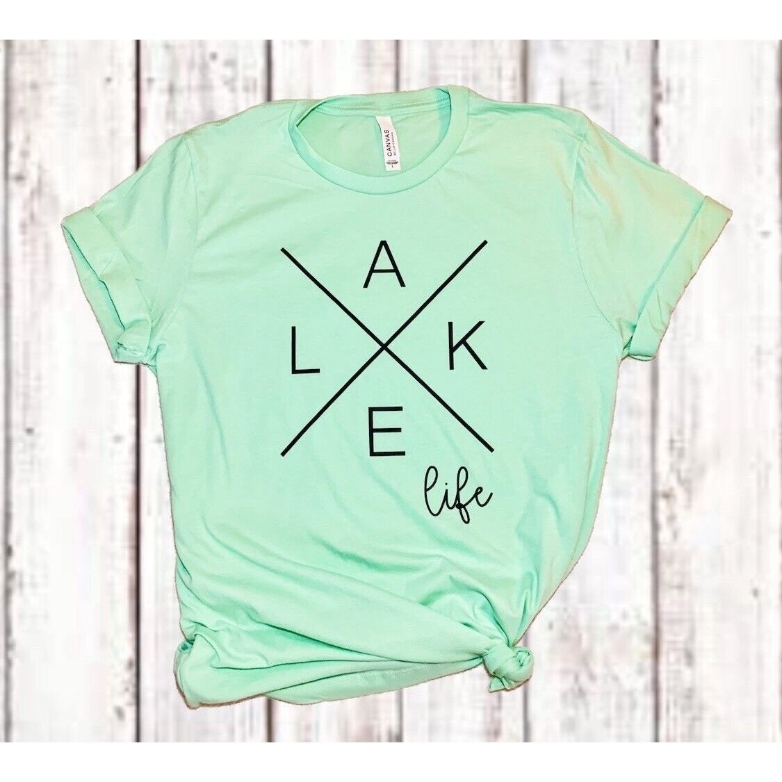NEW LAKE LIFE BELLA + CANVAS SHIRT – MSG W/ SIZE & COLOR CHOICE
