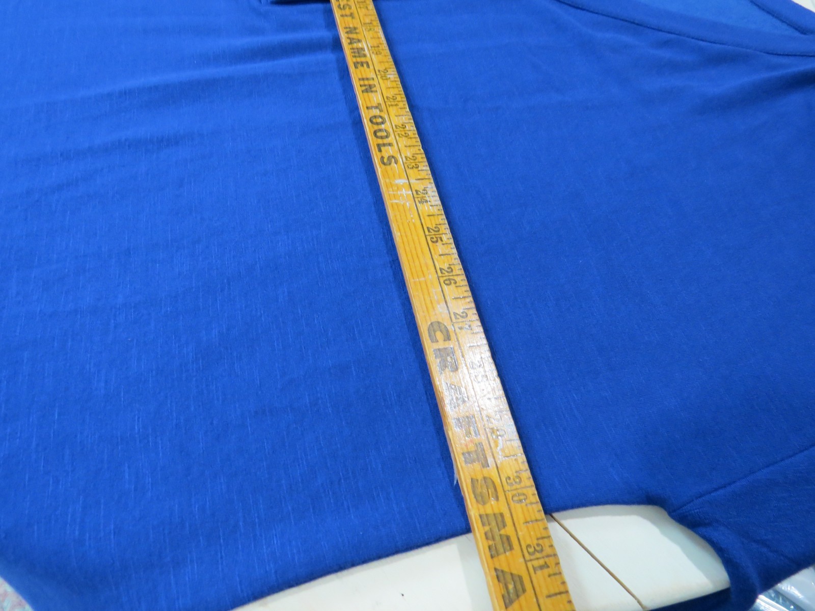 NEW J. Jill V-Neck Henley Top Soft Rayon Blend SIZE 4X Sapphire Blue