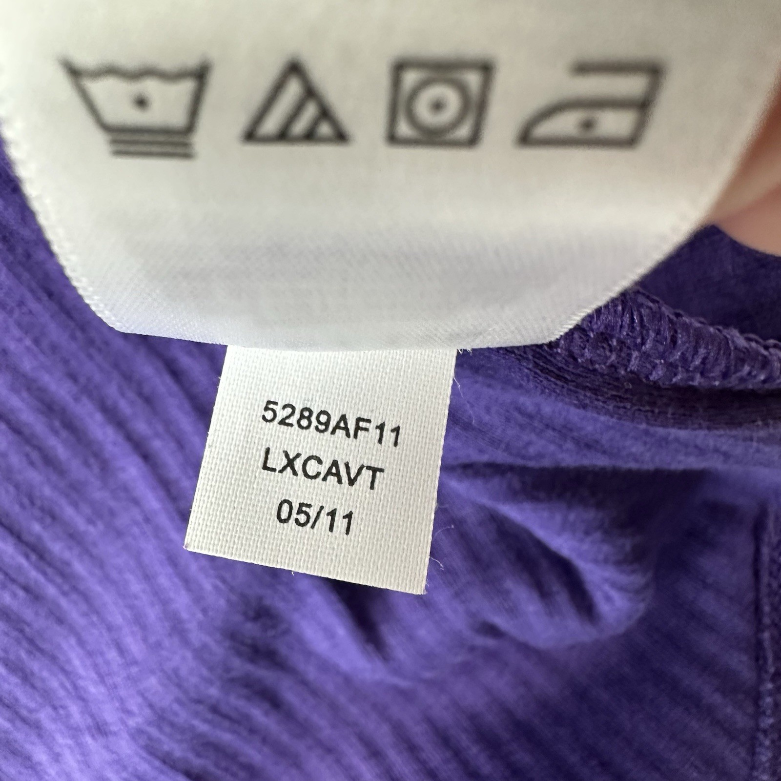 Y2K Aeropostale Ribbed Henley Short Sleeve Shirt Women’s 2XL Purple Stretch Aero