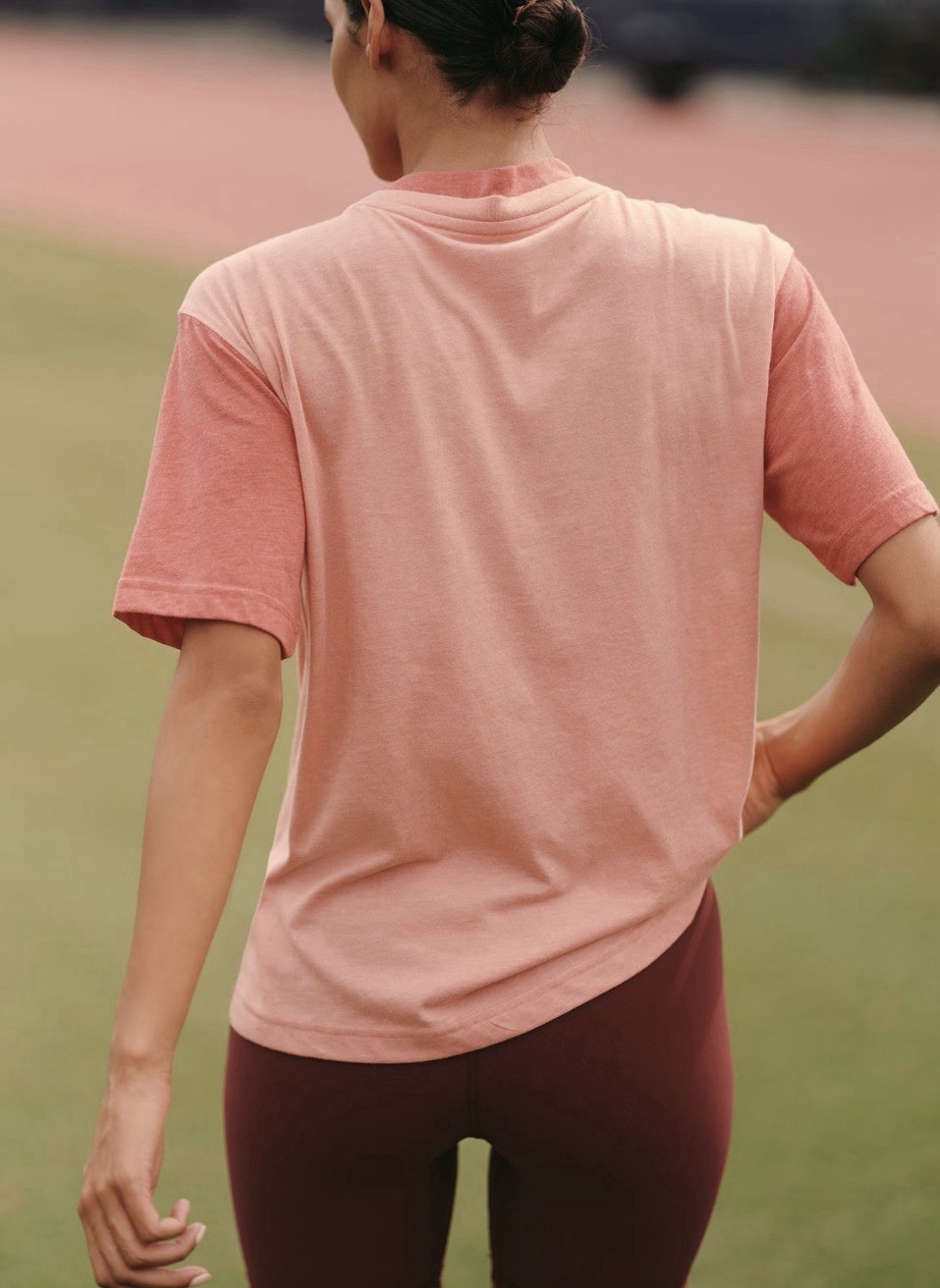 NWT Anthropologie Daily Practice Runner Cotton Blend Tee XLarge
