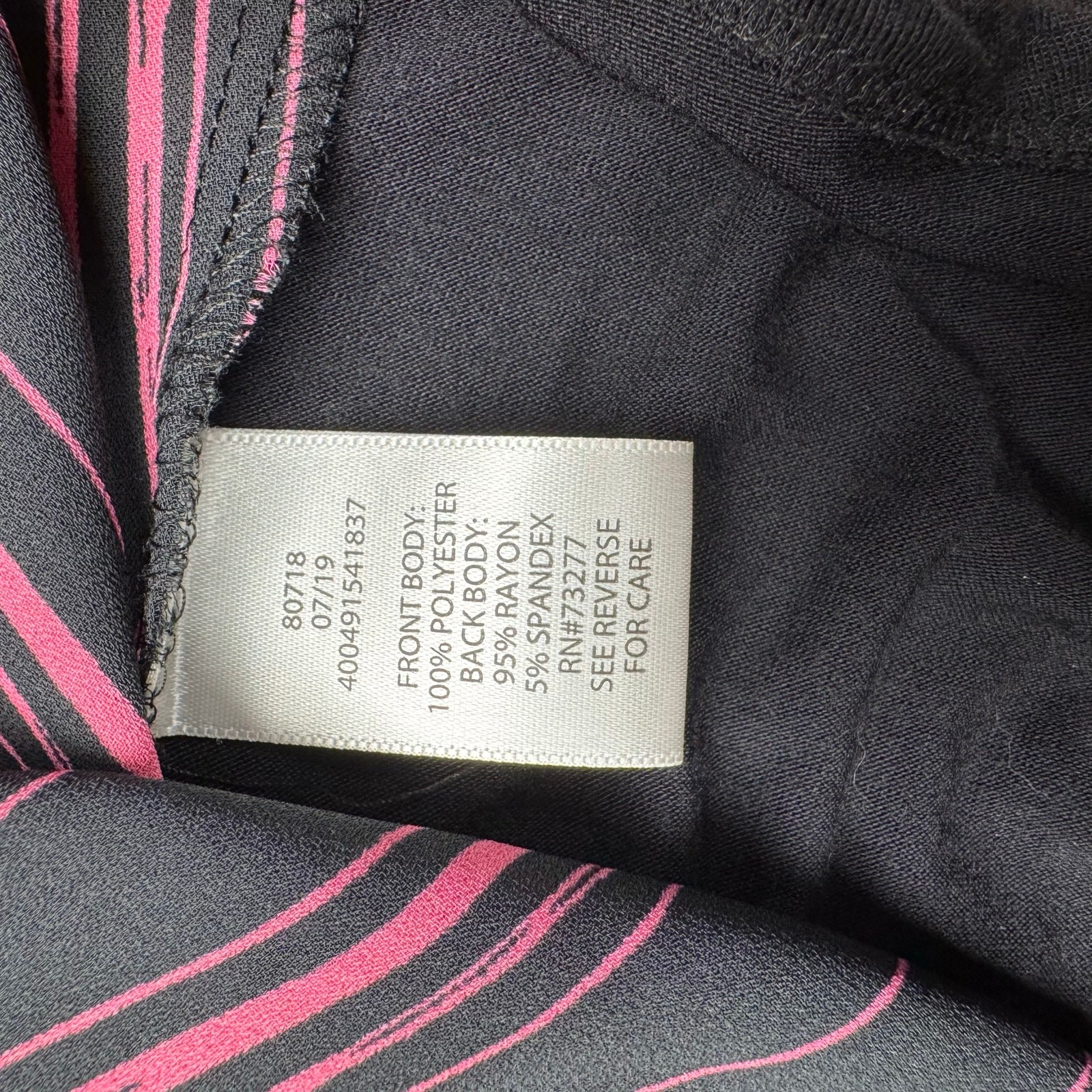 Candies black and pink sleeveless tank sheer material