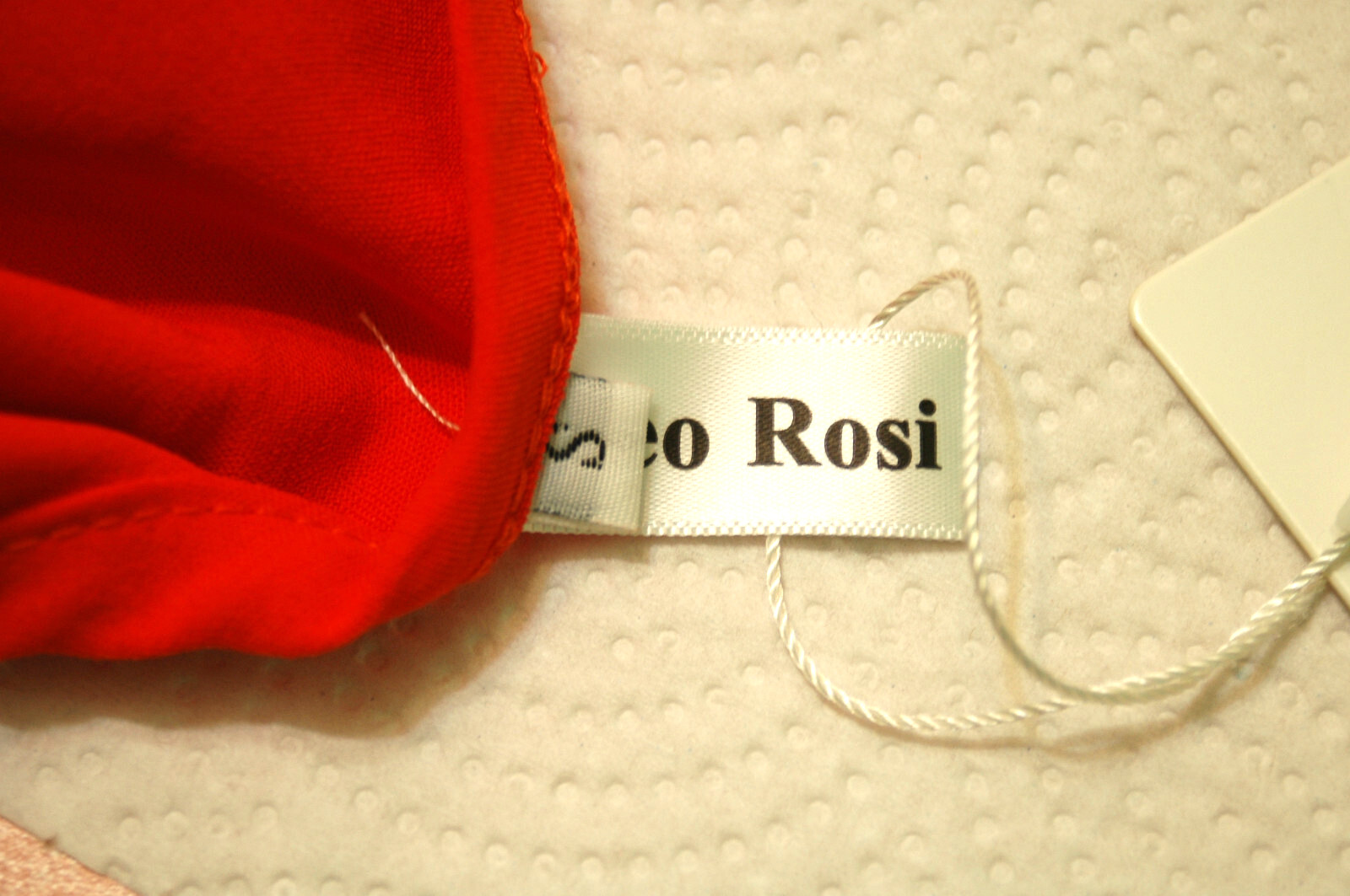 Leo Rosi Tank Top Womens S Spaghetti Straps Ruffle Elastic Waist Band Shirt NWT