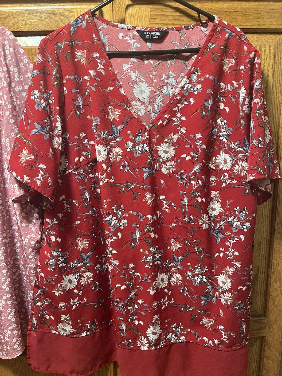 Women’s Plus 18-20 Bloomchic Lot Of Tops 3 Short Sleeve Shirts Total Very Nice