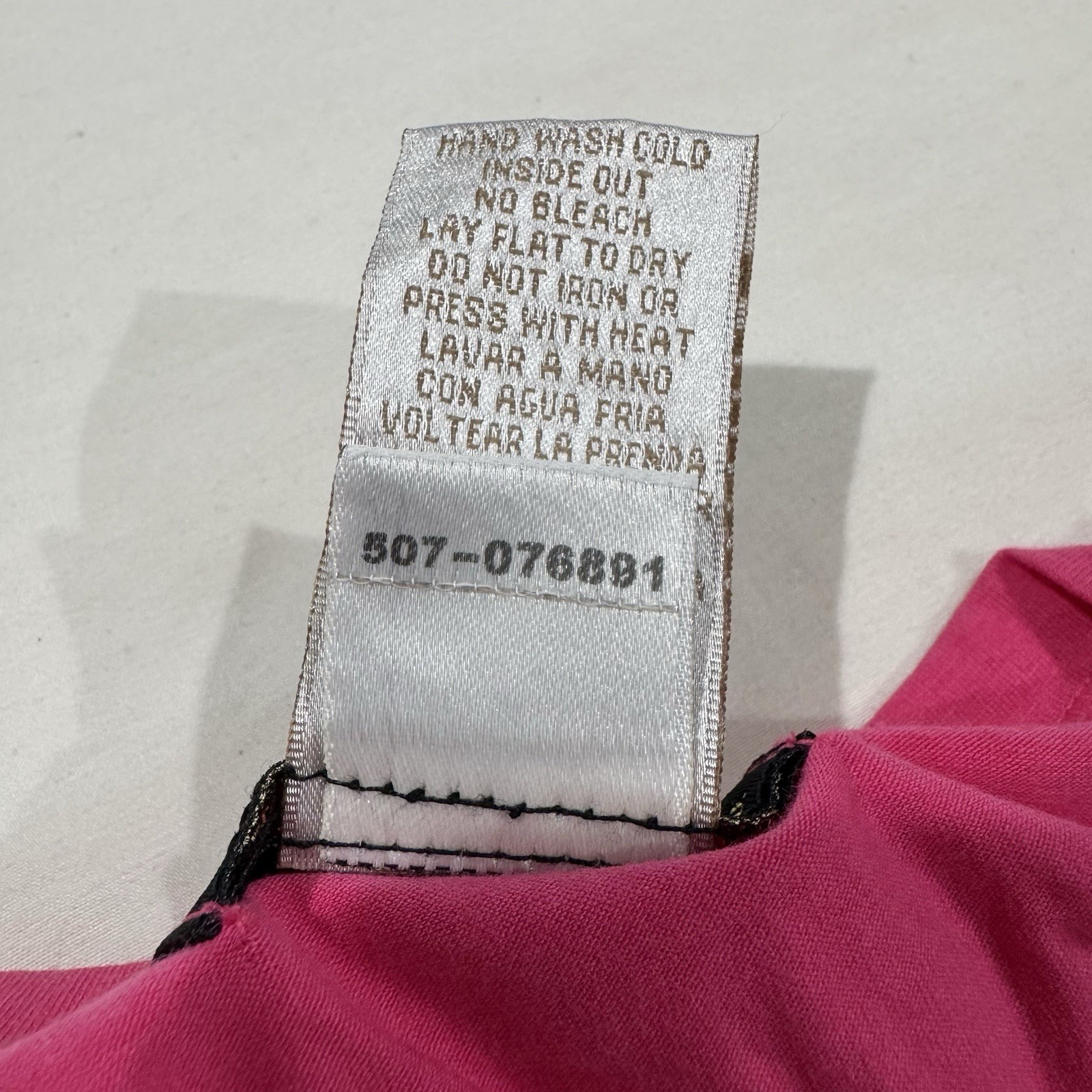 Baby Phat Jean CO Hot Pink Short Sleeve Shirt Size L NWT