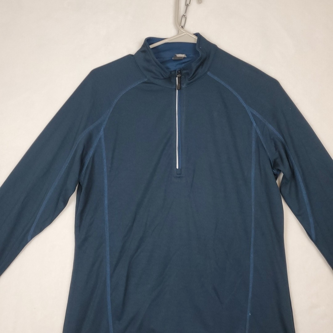 Storm Creek 1/4 Zip Bamboo Blend Navy Blue Womens M Top Hiking Outdoor Gorpcore