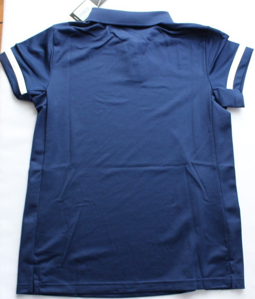 adidas Shirt Women’s Medium Climacool Polo Navy Blue NEW NWT