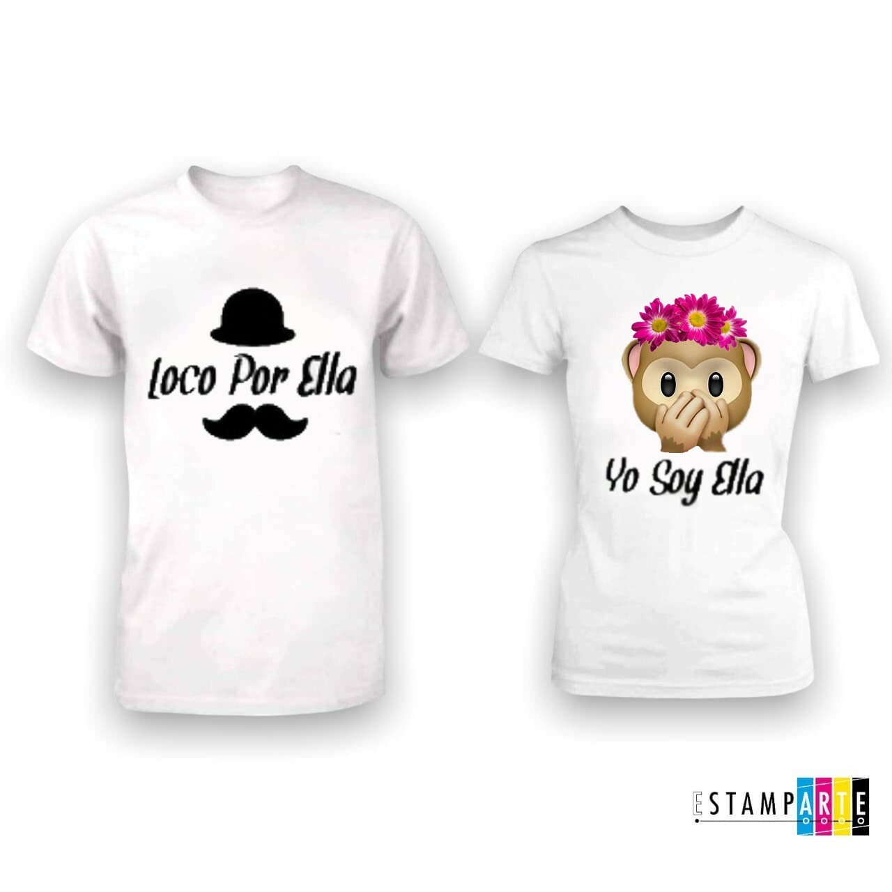 T-shirt with nice message for new couple! customized by order barium colors 267