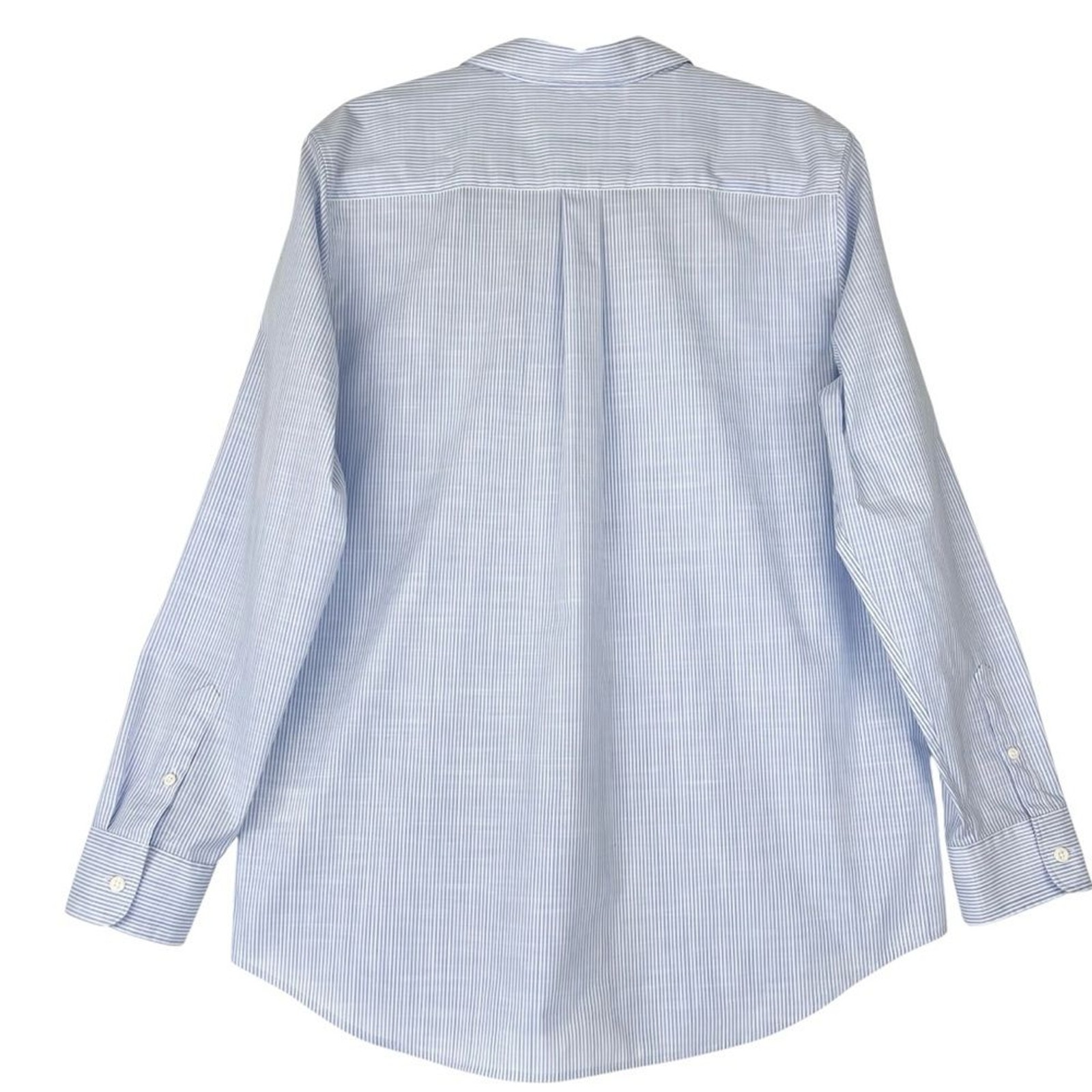 NWT Johnnie-O Tomi Pullover Poplin Tunic Shirt Sz L Gulf Blue Striped