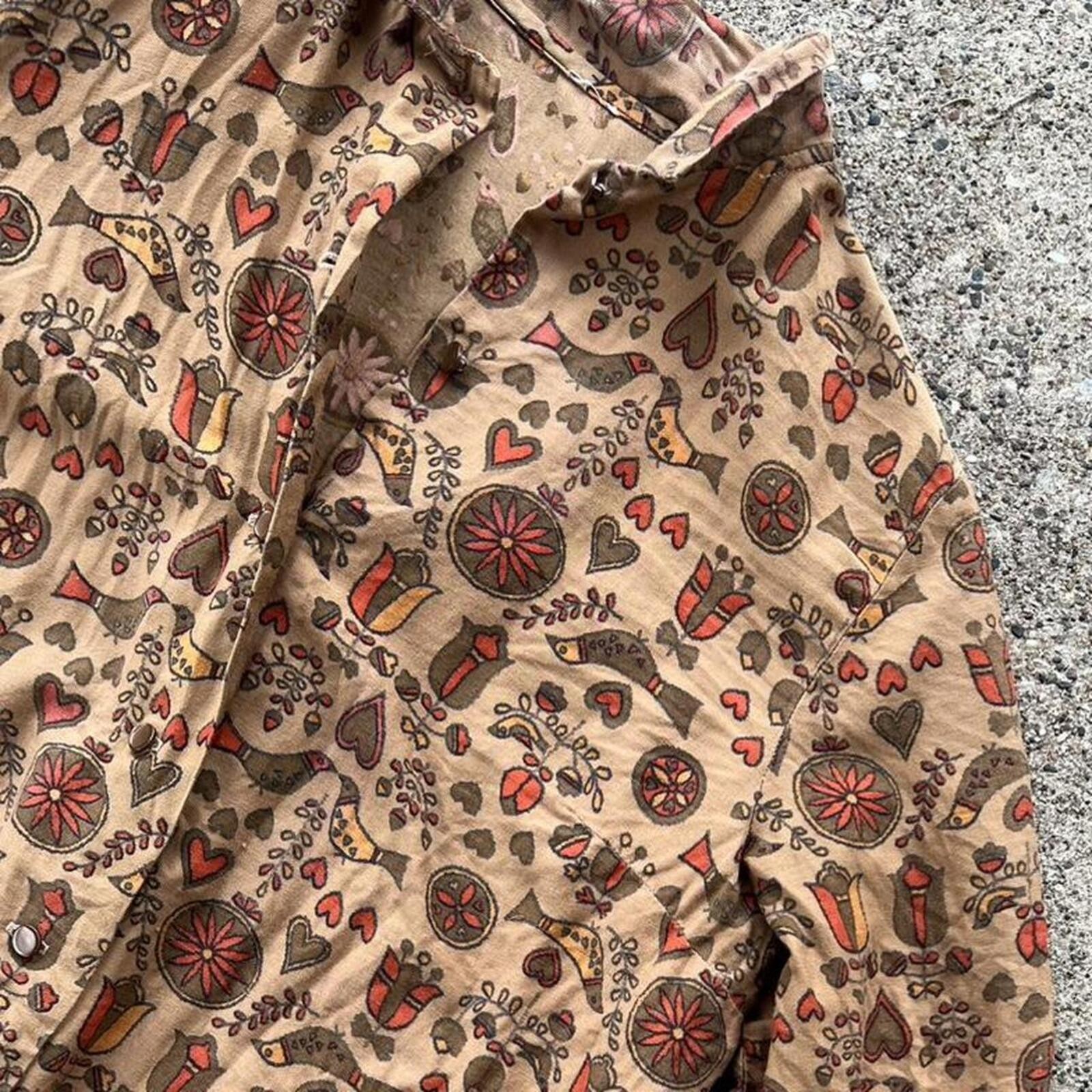1960s Single Stitch Button Down Cotton Shirt